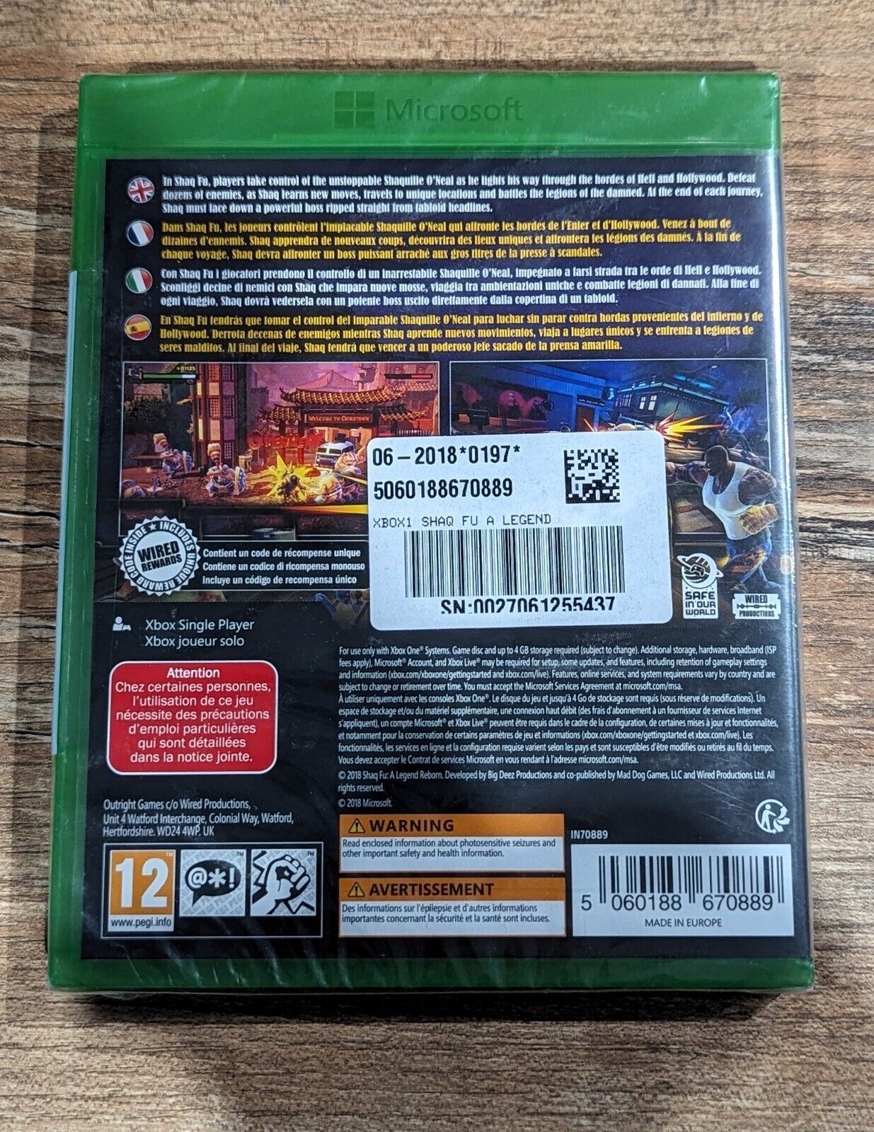 Shaq Fu : A Legend Reborn Xbox One