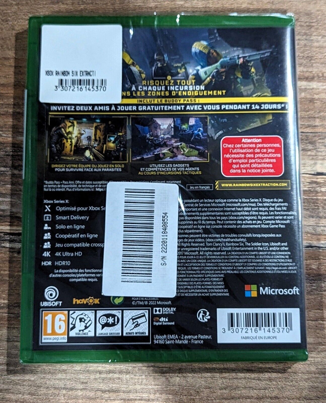 Tom Clancy's : Rainbow Six Extraction Xbox S/X