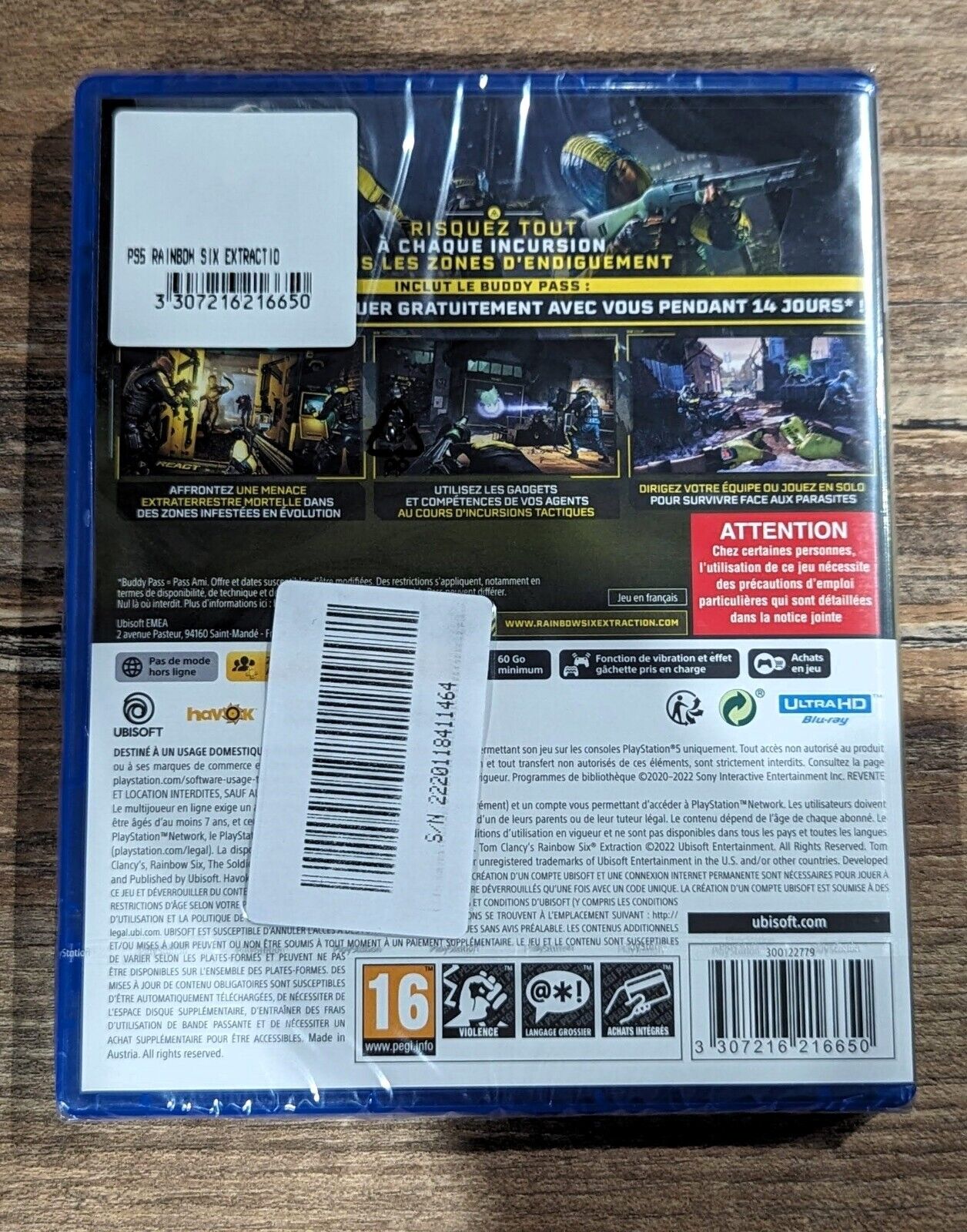 Tom Clancy's : Rainbow Six Extraction PS5