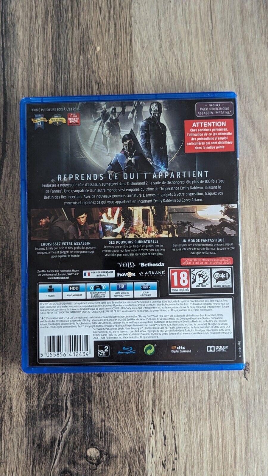 Dishonored 2 : Limited Edition PS4