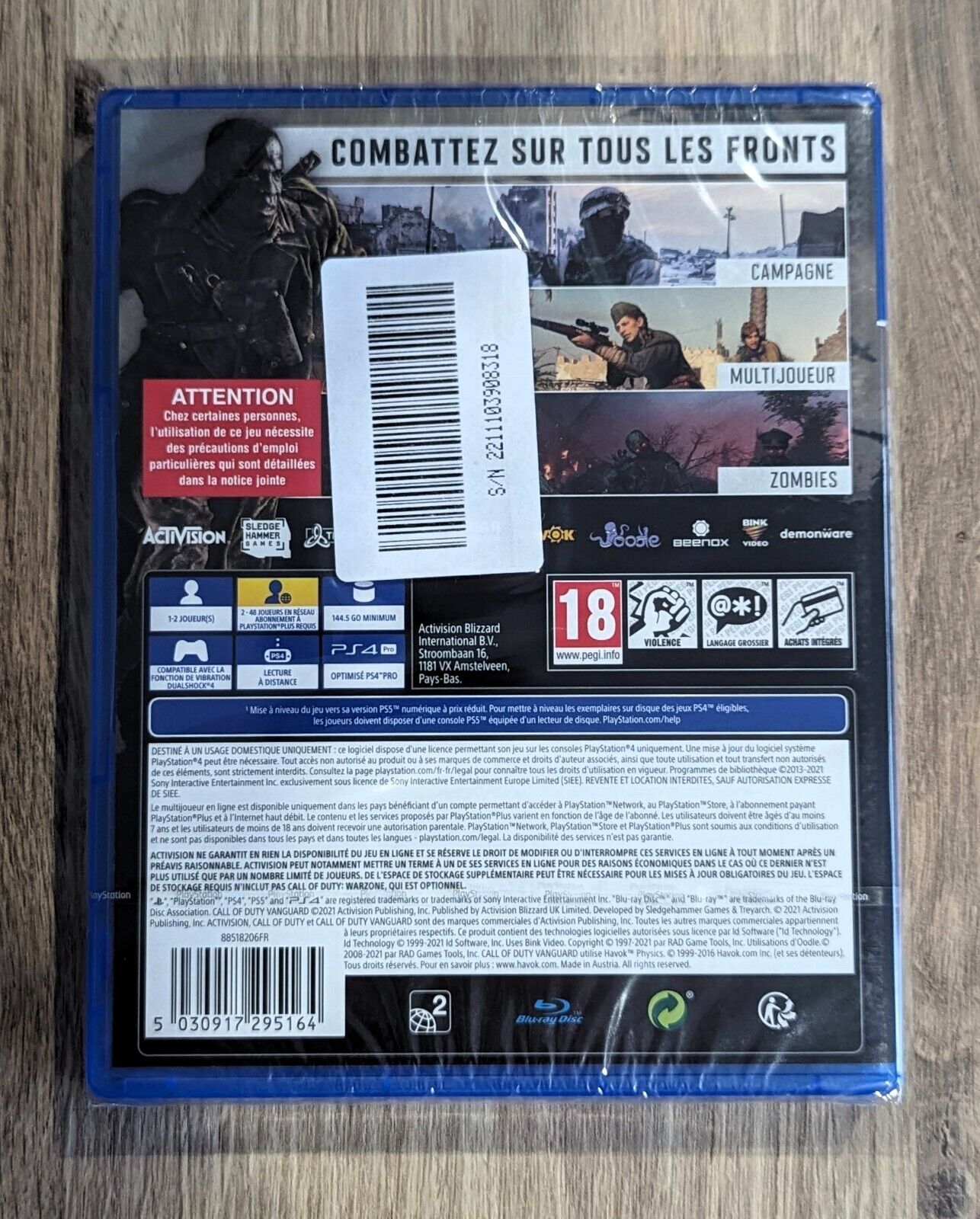 Call of Duty : Vanguard PS4