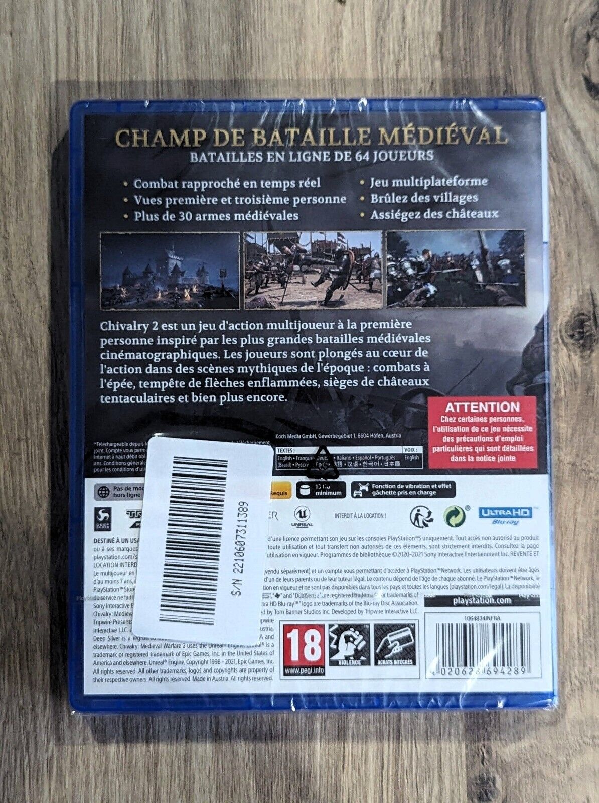 Chivalry II : Day One Edition PS5