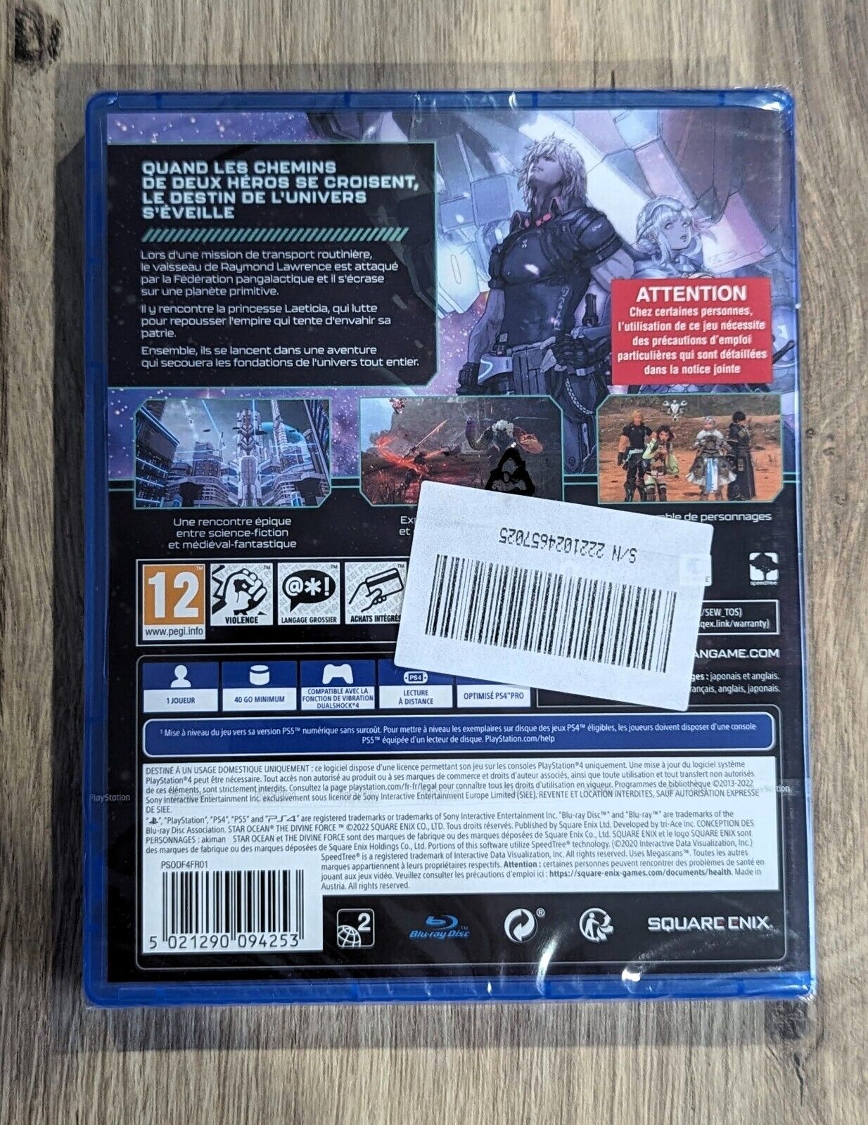 Star Ocean : The Divine Force PS4