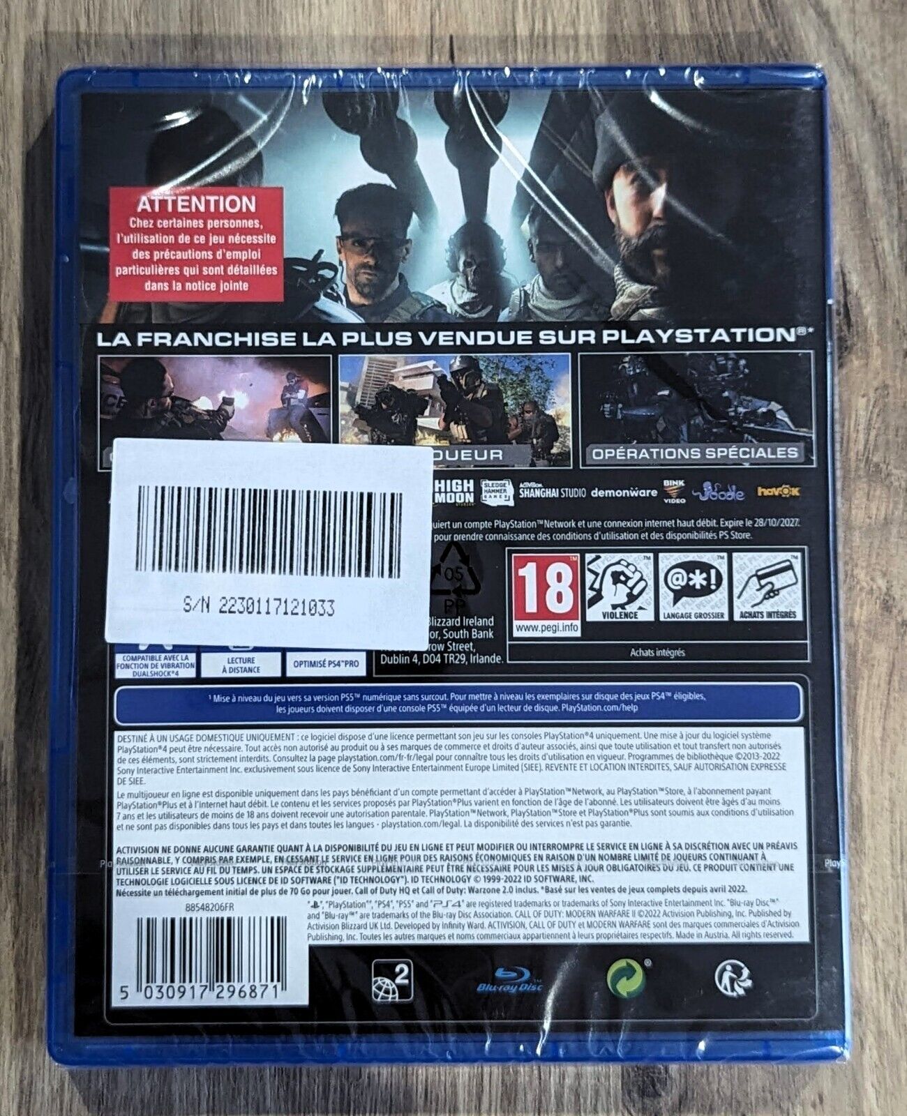 Call of Duty : Modern Warfare II PS4