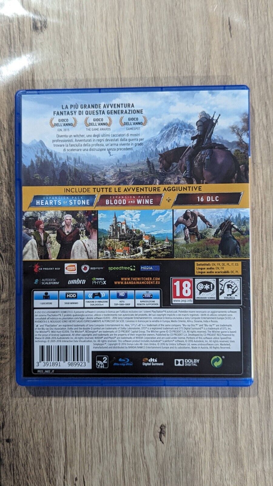 The Witcher 3 : Wild Hunt – Game of the Year Edition PS4