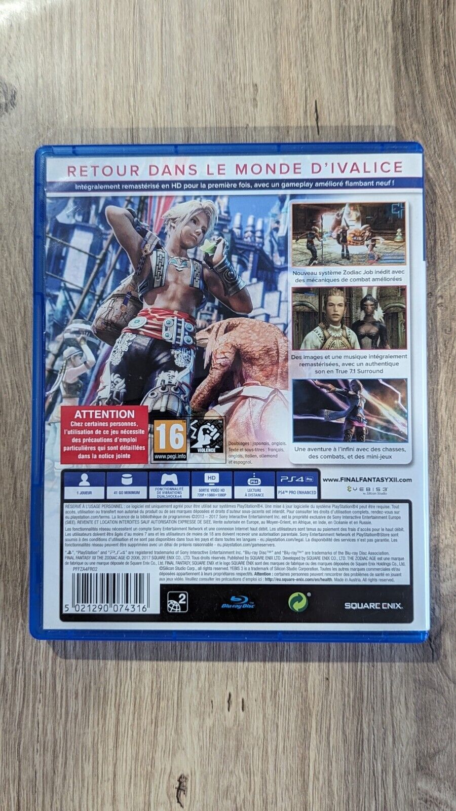 Final Fantasy XII : The Zodiac Age PS4