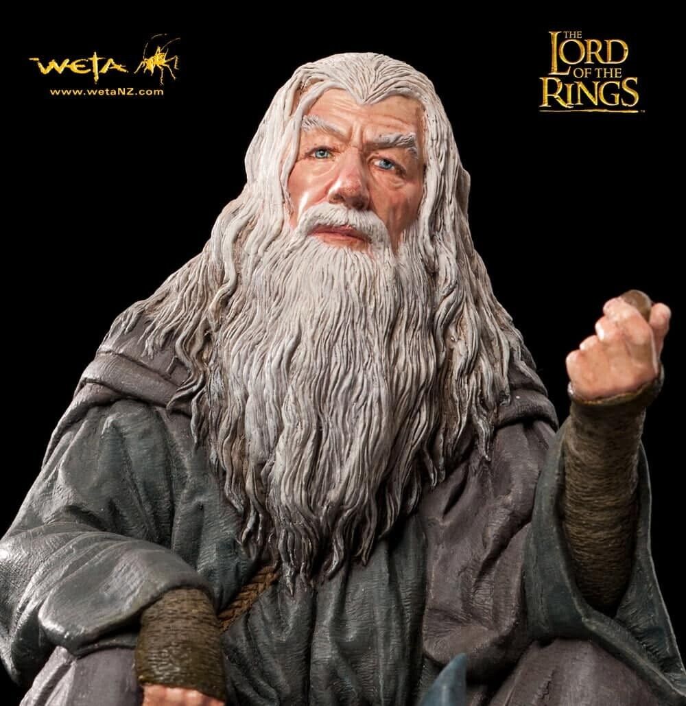Statuette Weta - Le Seigneur Des Anneaux - Gandalf 15 Cm