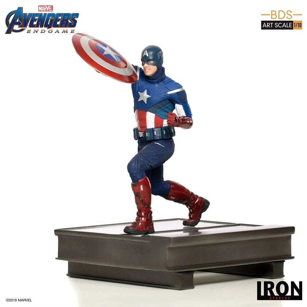 Figurine Iron Studios - BDS Art Scale 1/10 Avengers : Endgame Captain America 2012 - 21 CM