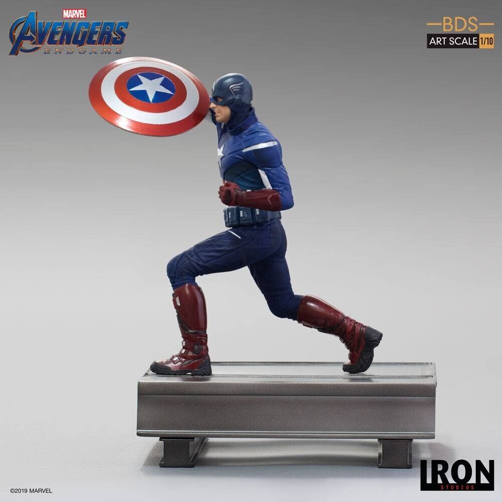 Figurine Iron Studios - BDS Art Scale 1/10 Avengers : Endgame Captain America 2012 - 21 CM