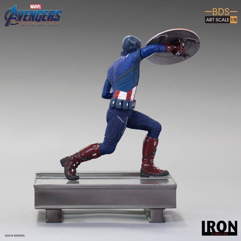 Figurine Iron Studios - BDS Art Scale 1/10 Avengers : Endgame Captain America 2012 - 21 CM
