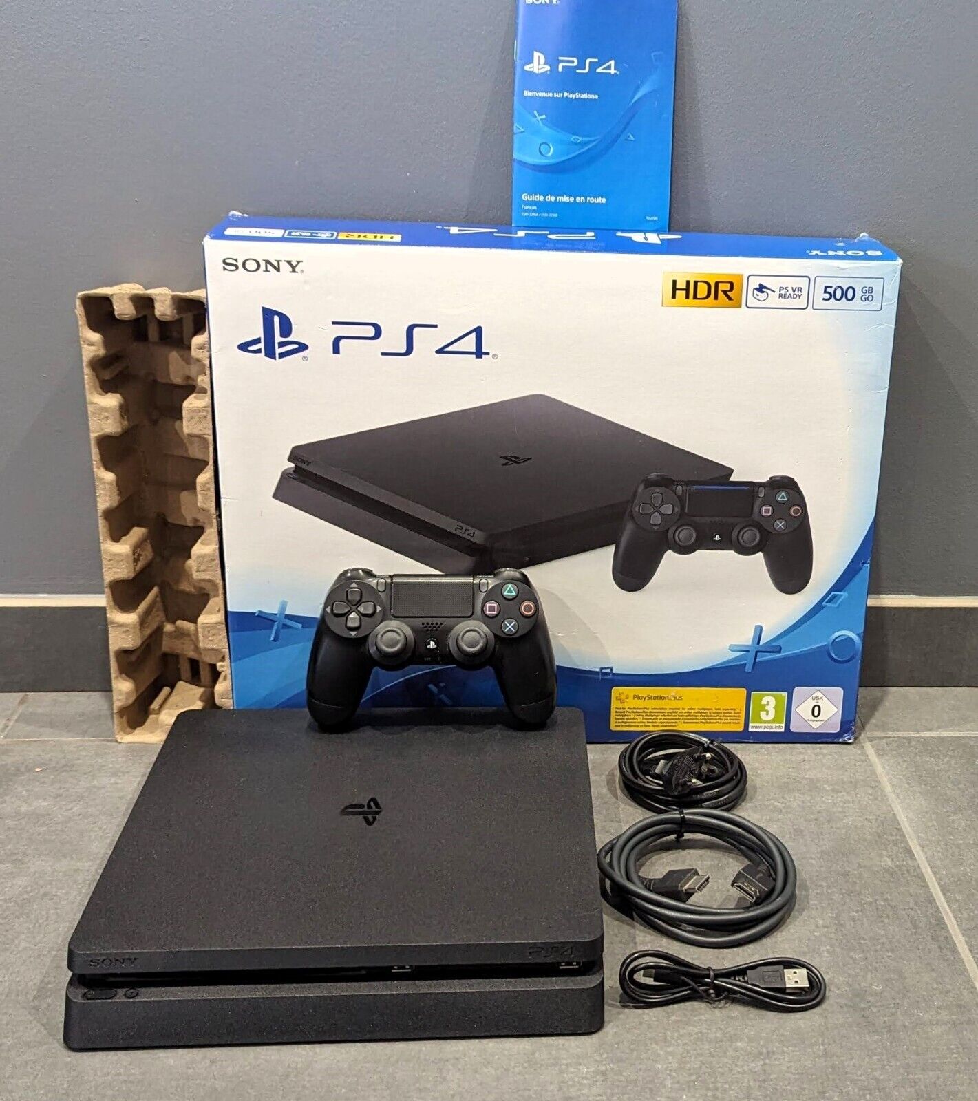 Console Sony Playstation 4 Slim 500 Go Noire