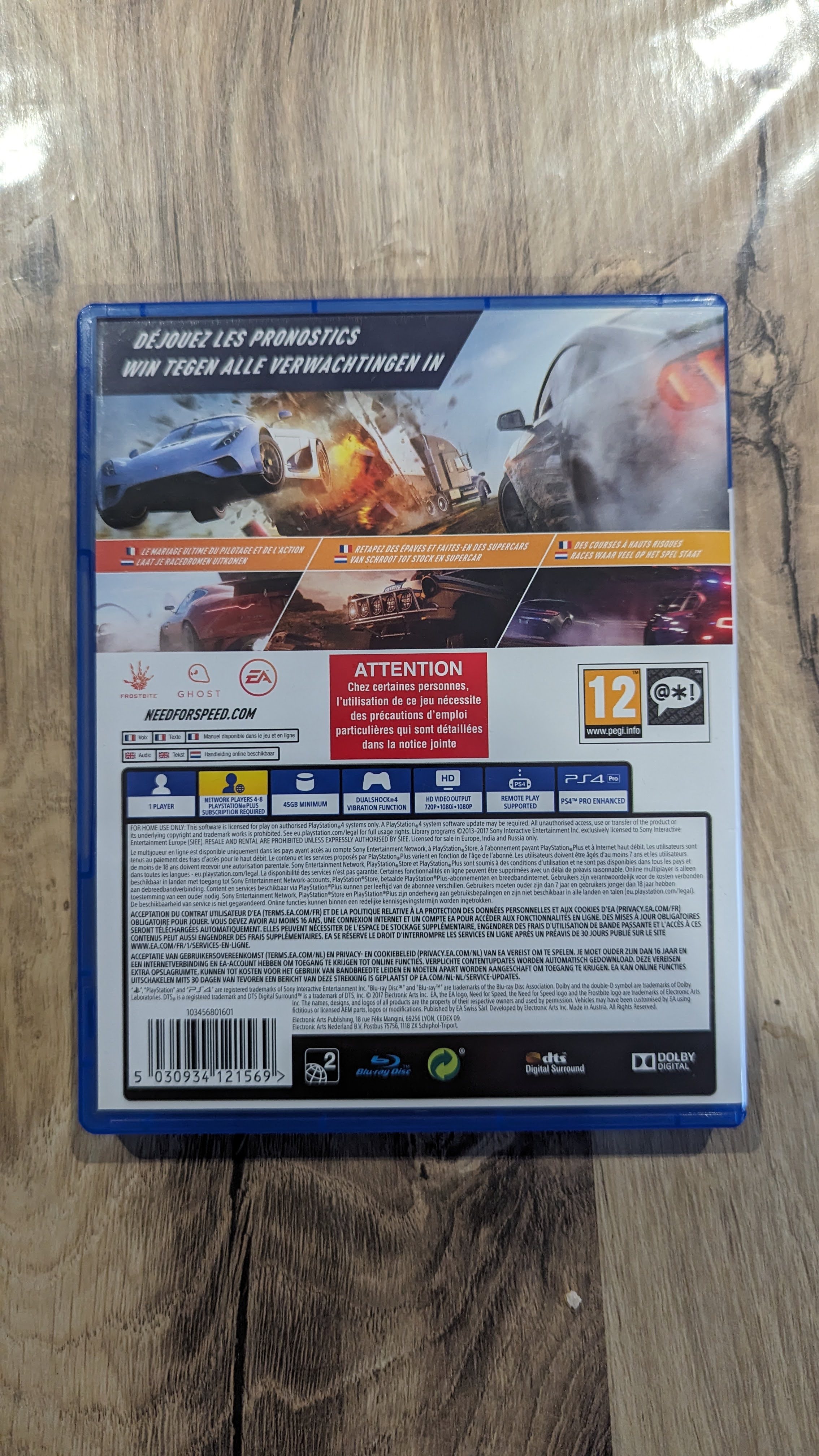 Need for Speed Payback PS4