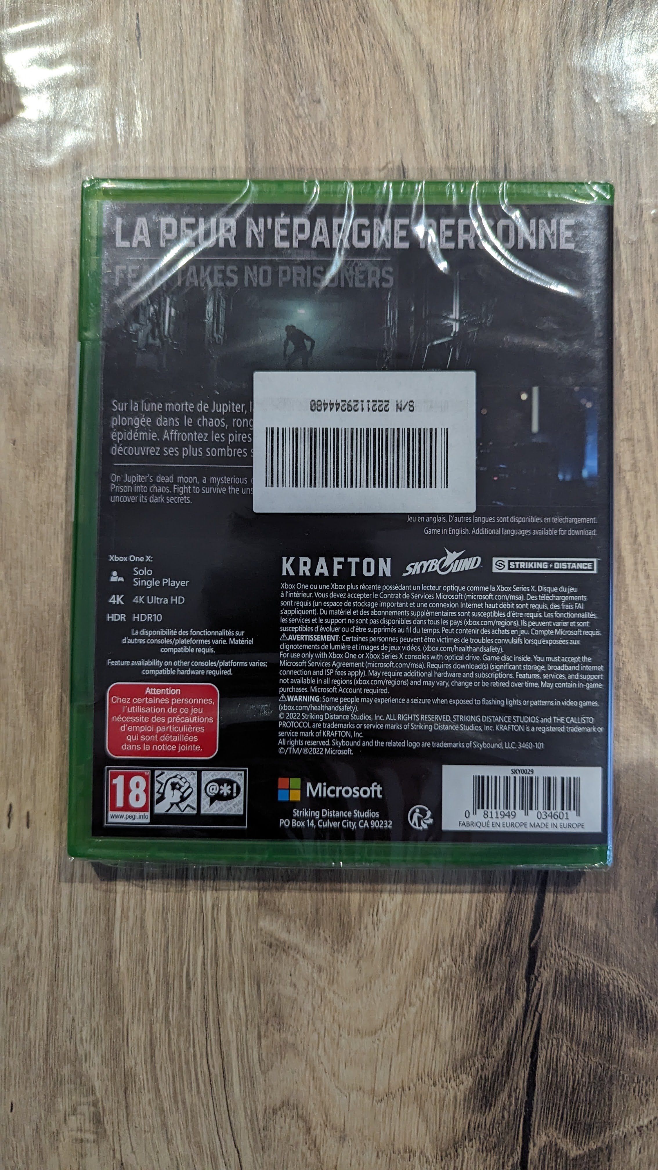 The Callisto Protocol : Day One Edition Xbox Serie X
