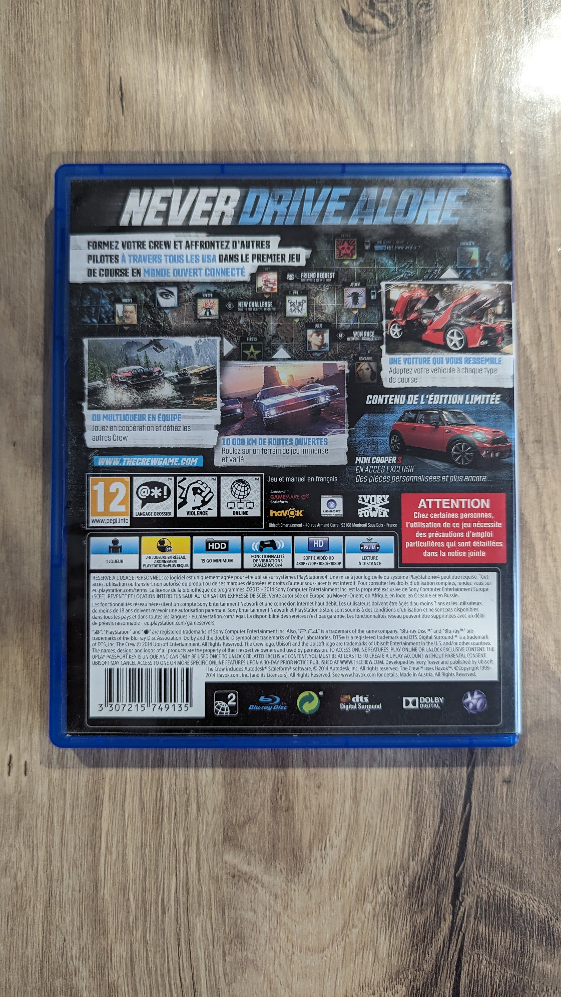 The Crew : Edition Limitée PS4