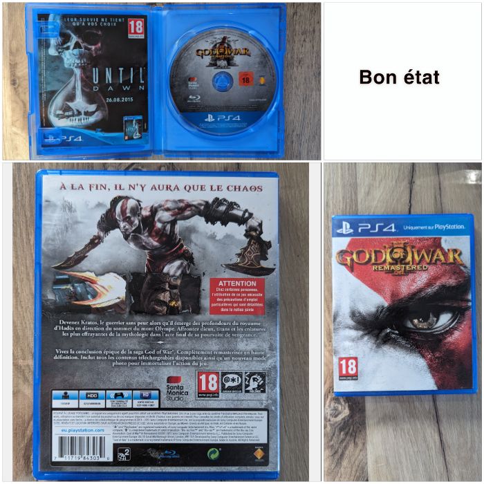 God of War III 3 Remastered PS4