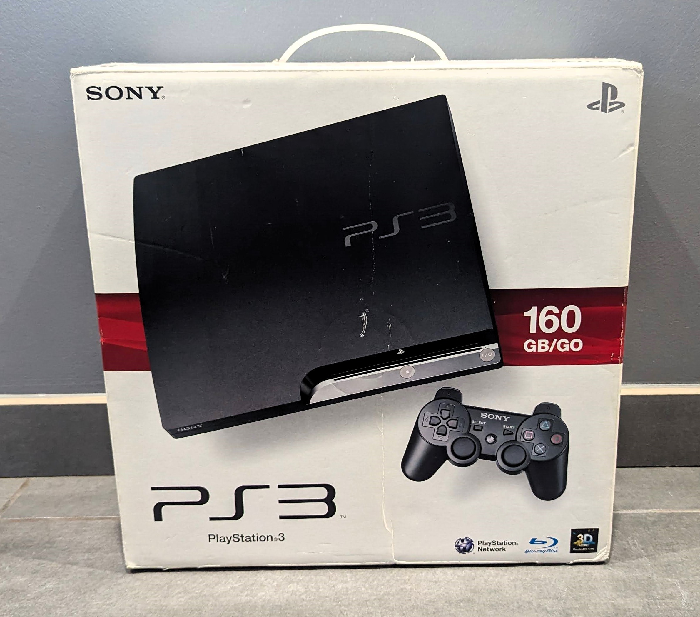 Console Sony PlayStation 3 Slim 160 Go  - Noire