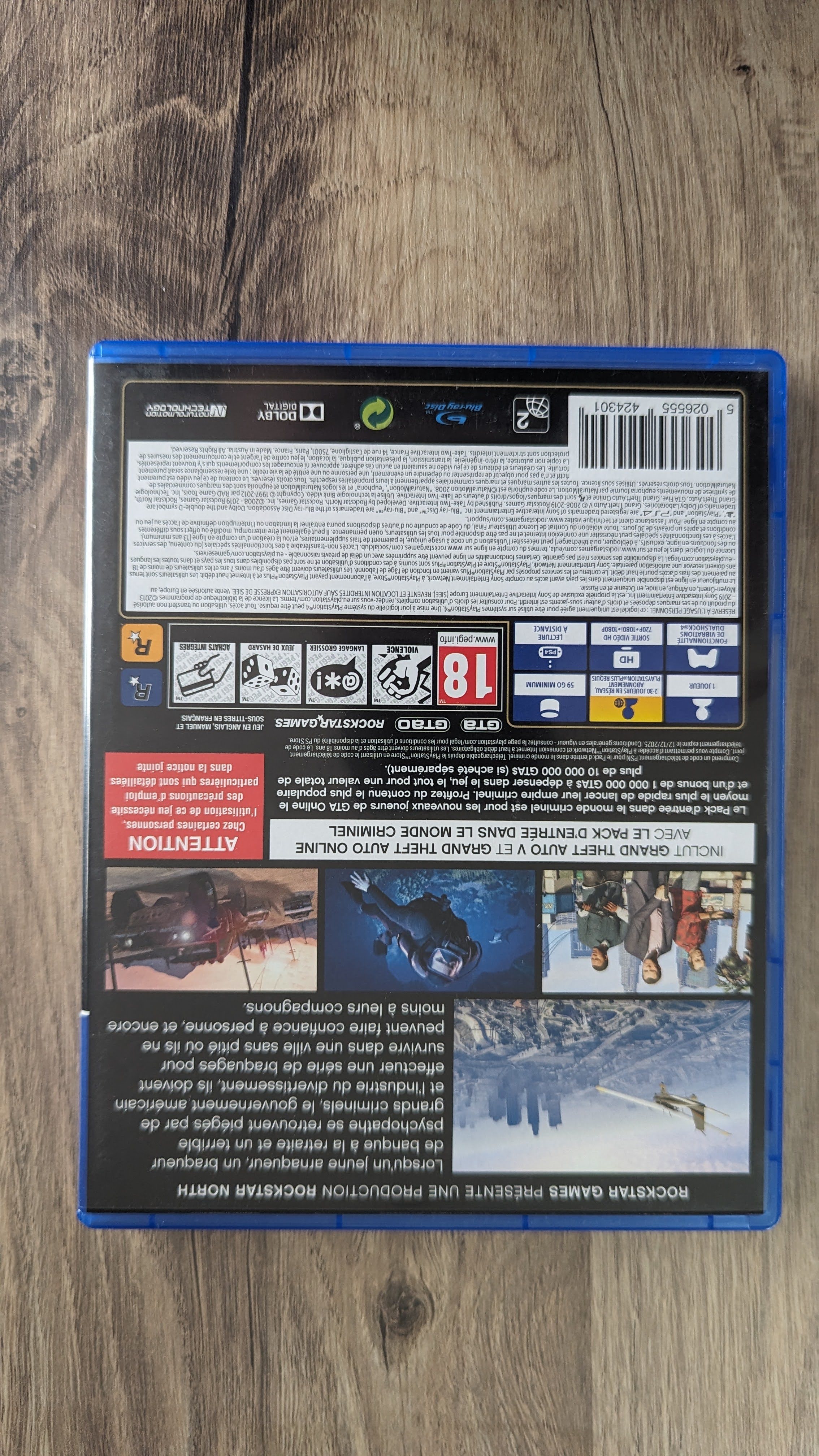 Grand Theft Auto V : Edition Premium PS4