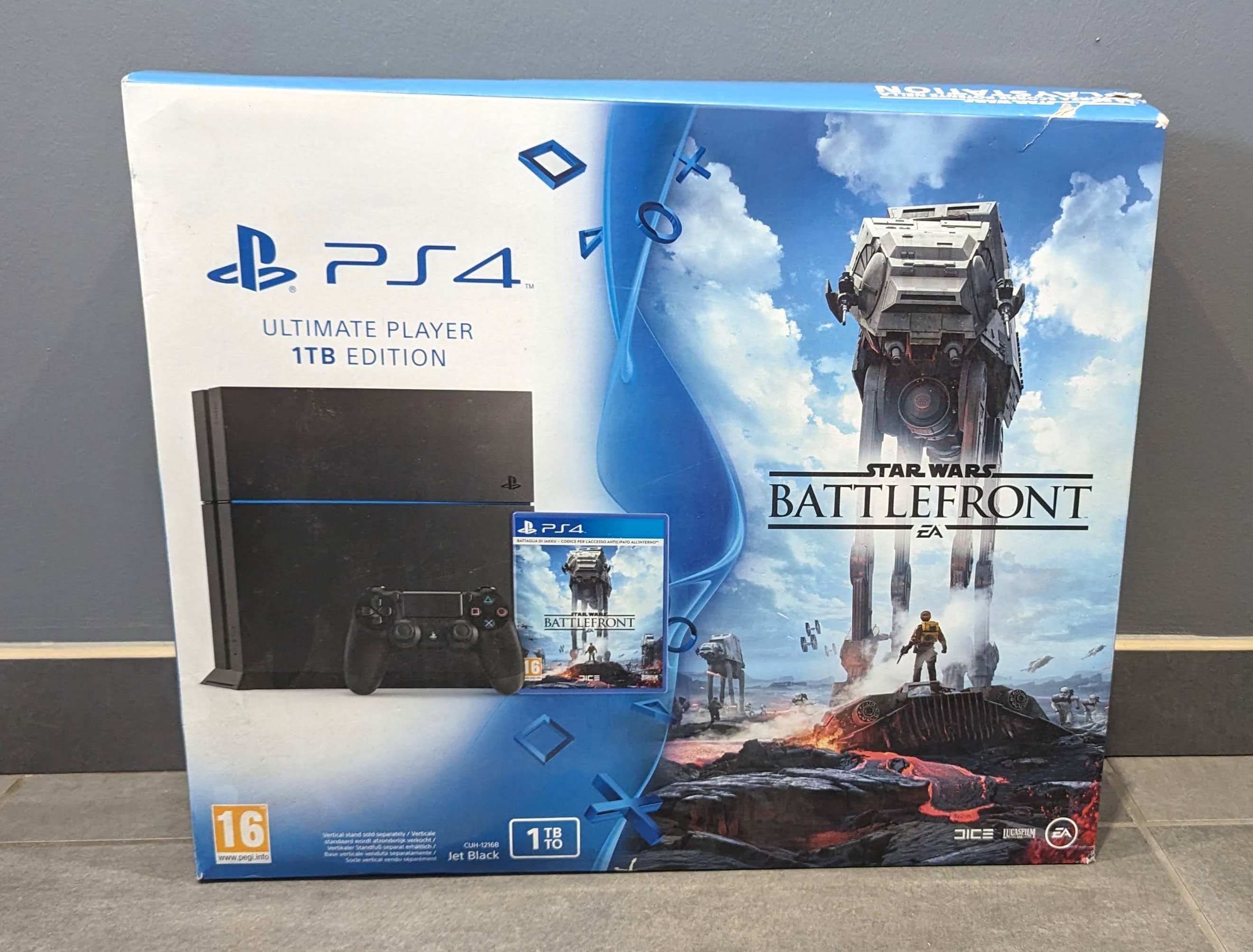 Pack Console Sony PS4 1 To Noire + Star Wars Battlefront
