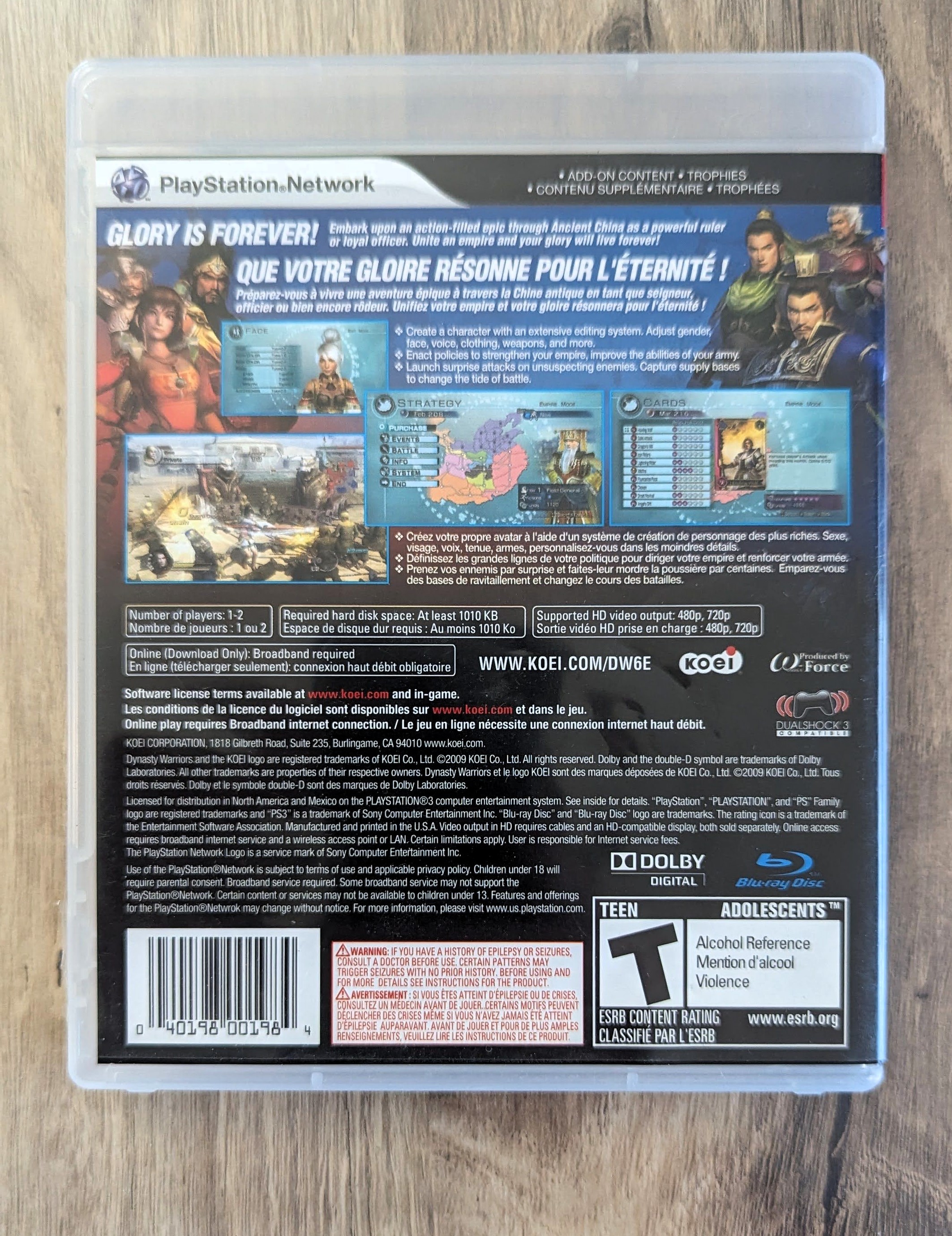 Dynasty Warriors 6 : Empires PS3