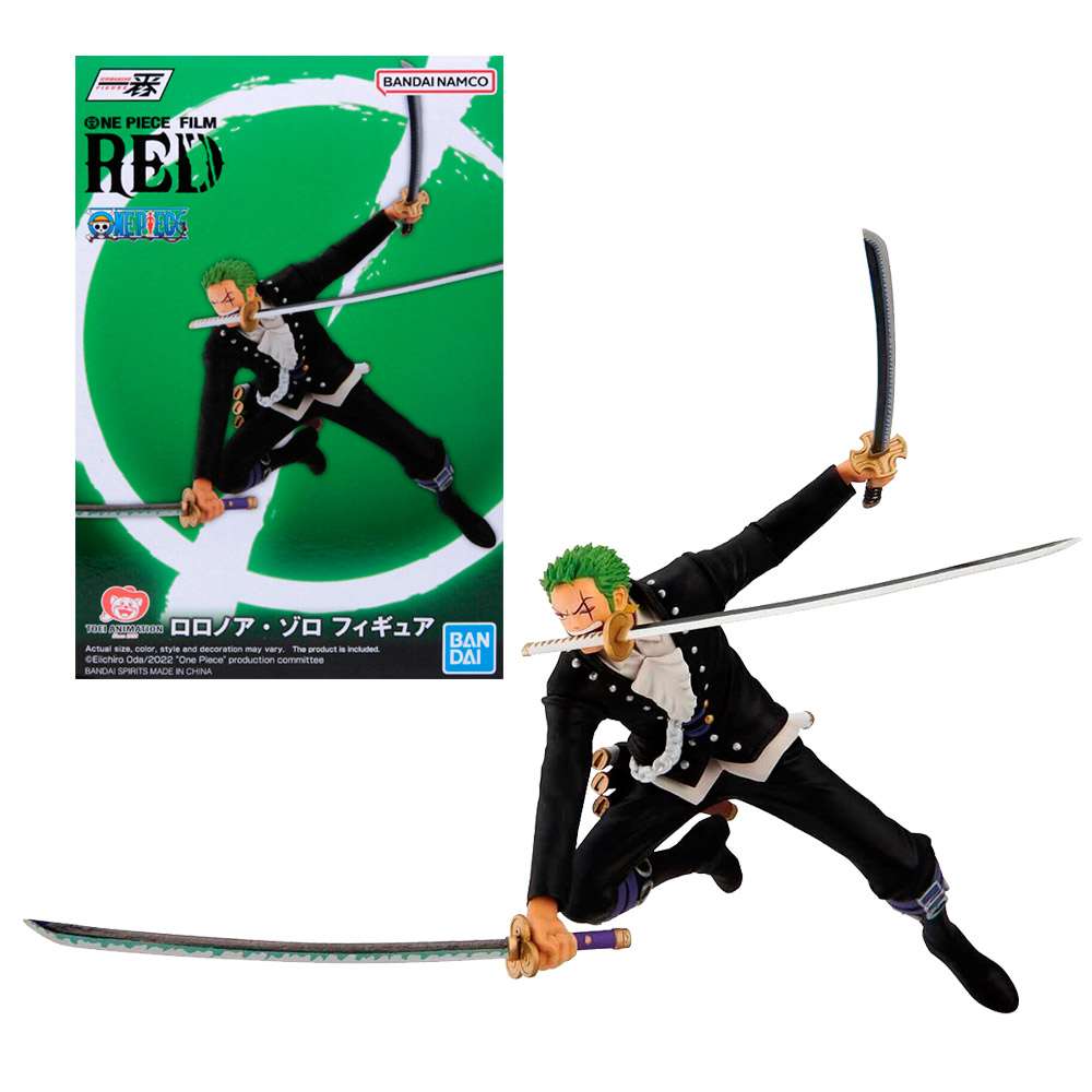 One Piece - Figurine Roronoa Zoro Ichibansho Red More Beat 11 cm