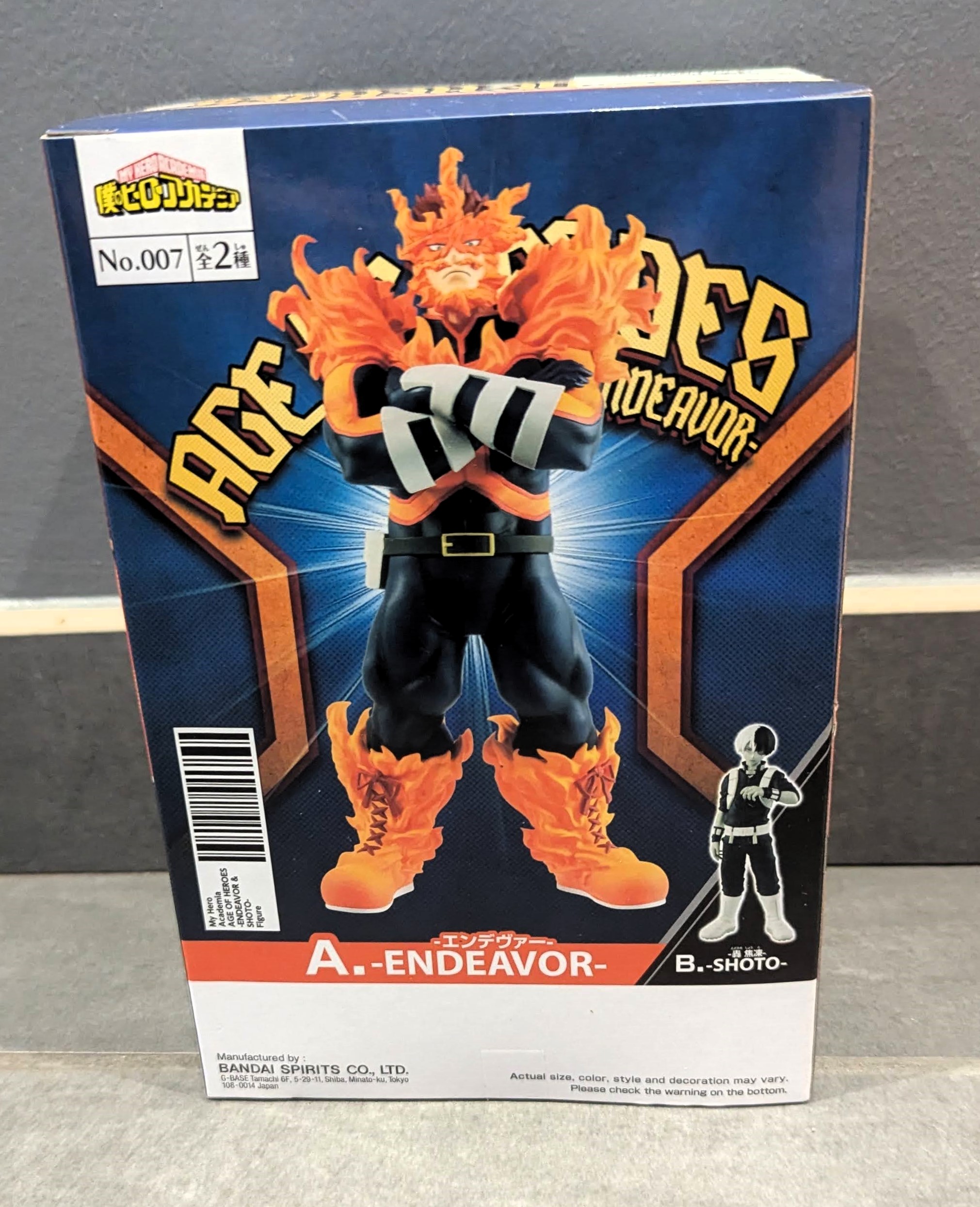 My Hero Academia - Figurine Age of Heros Endavor 19 CM