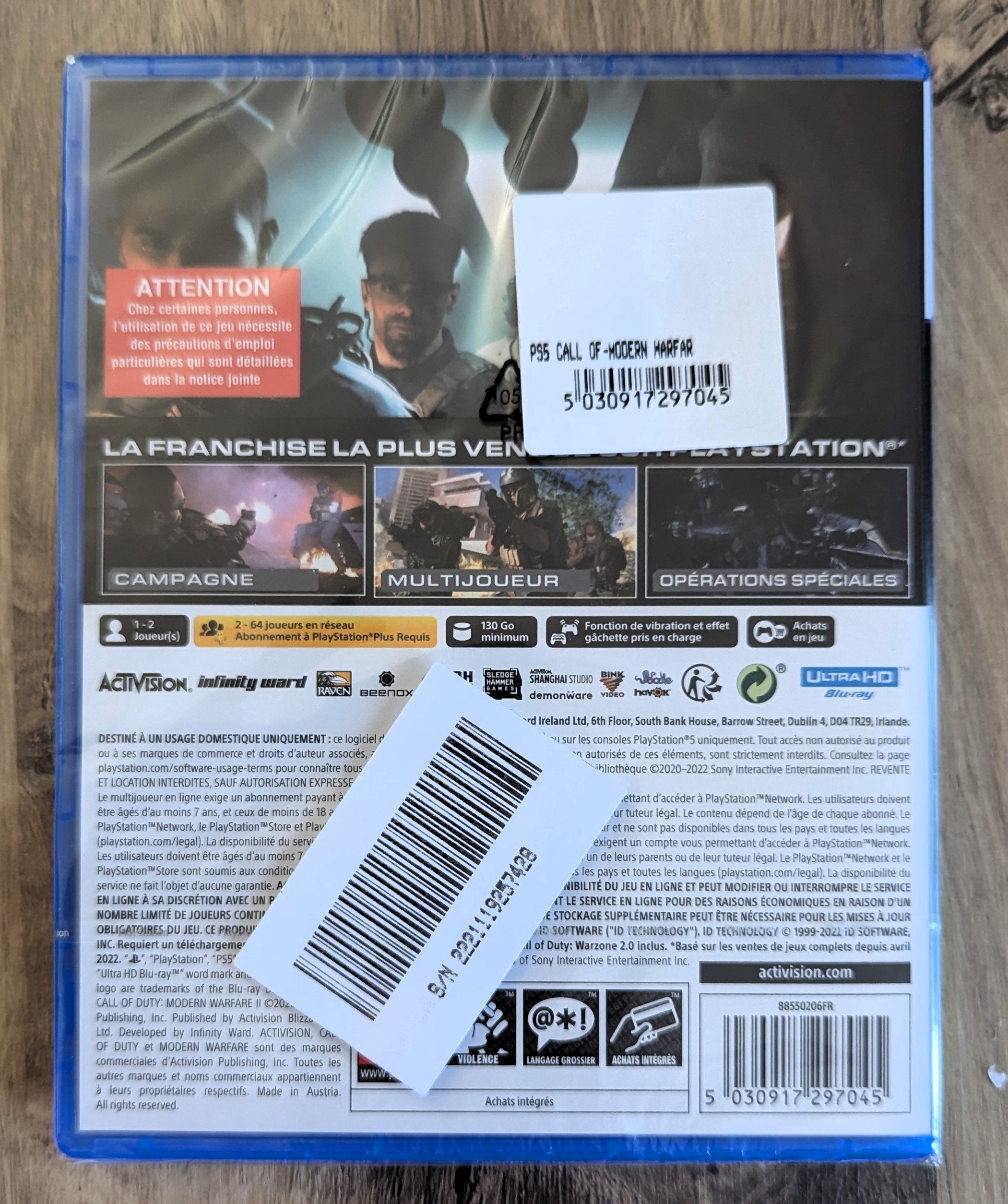 Call of Duty : Modern Warfare II PS5