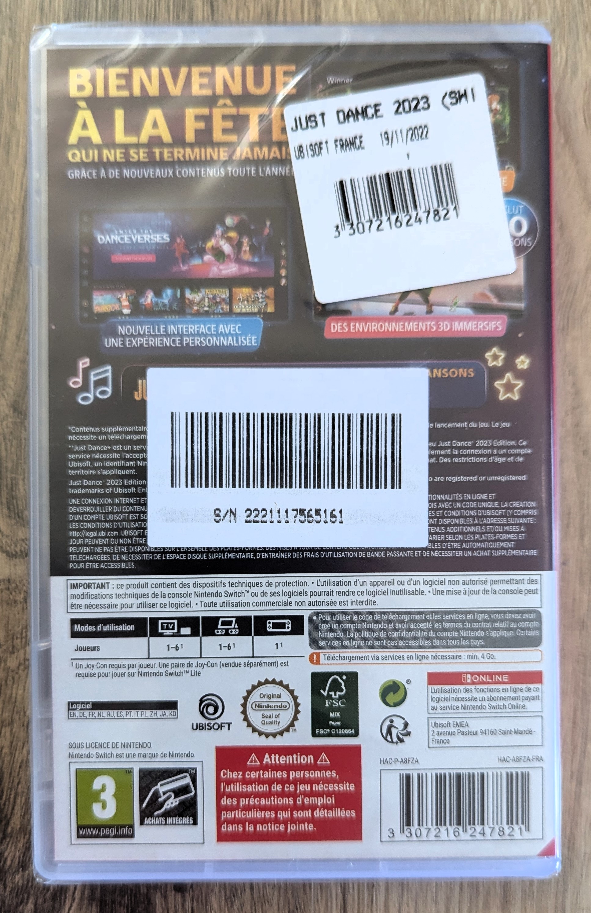 Just Dance 2023 Edition Nintendo Switch ( Code In Box )