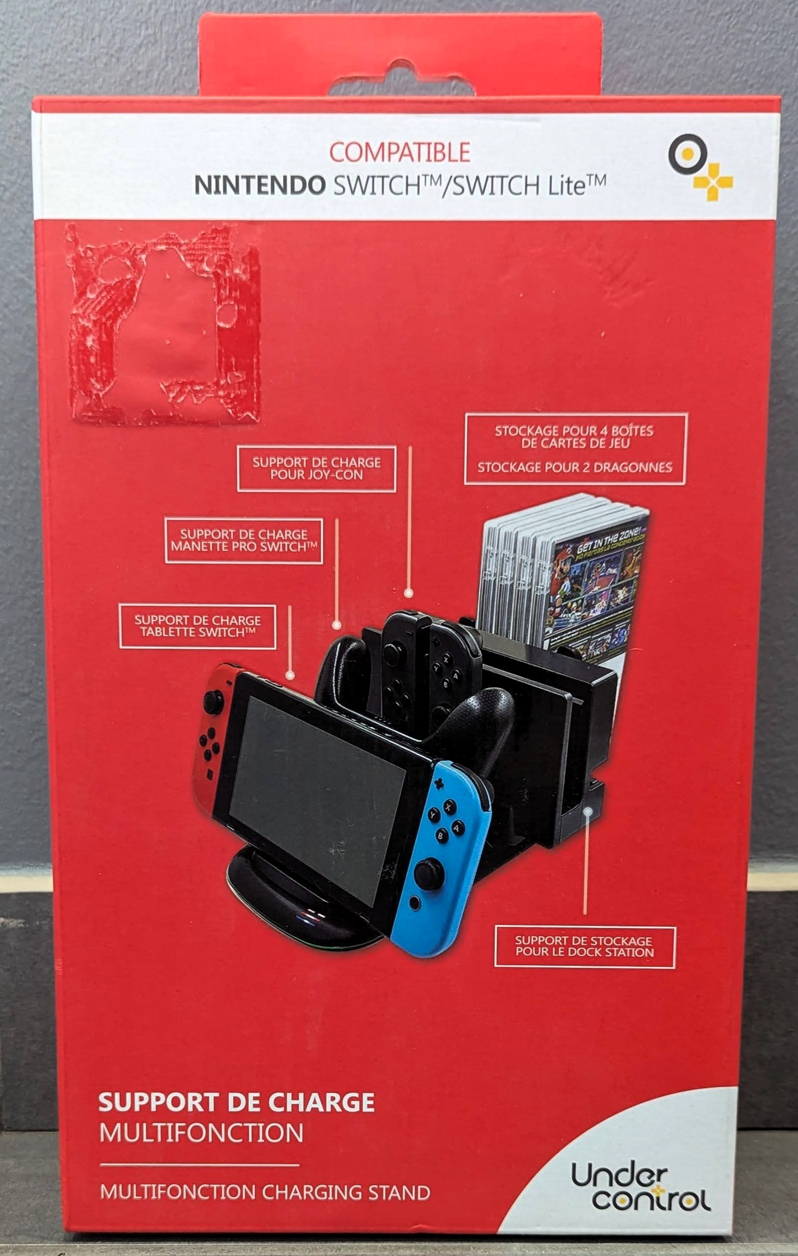 Support de charge multifonction et chargeur USB-C pour Nintendo Switch