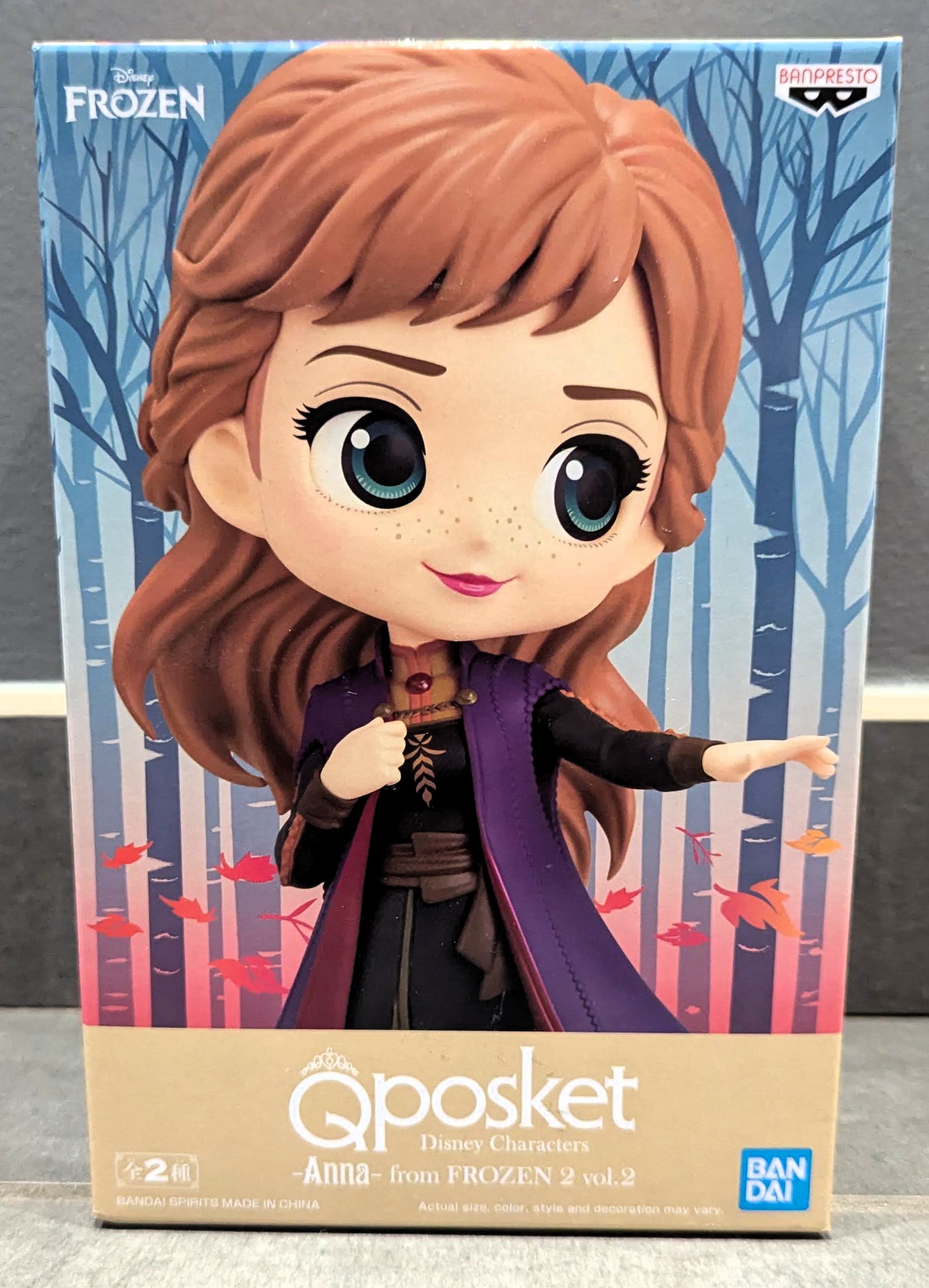 Figurine Banpresto Qposket La Reine des neiges 2 - Anna Vol.2