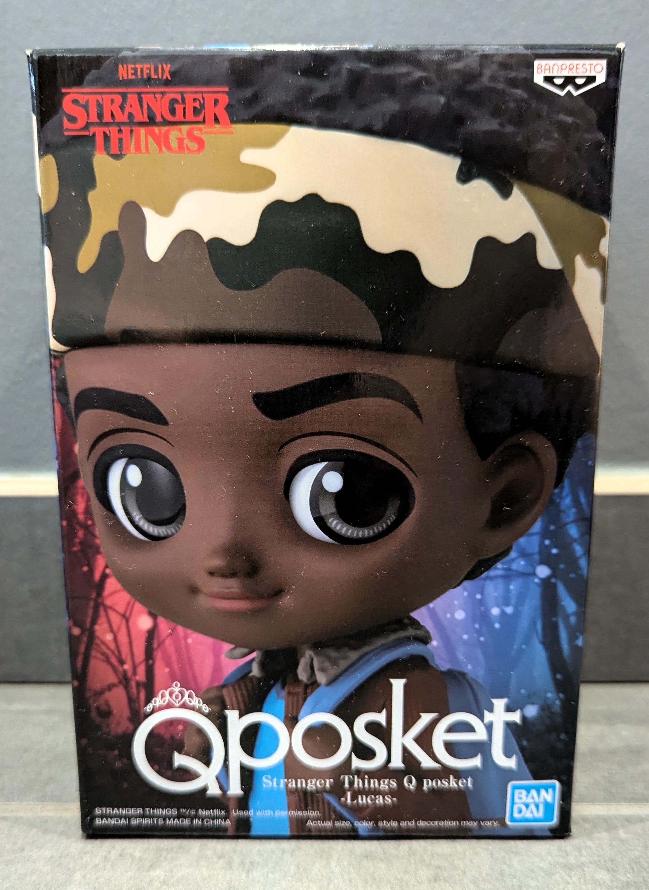 Figurine Banpresto Stranger Things Q posket - Lucas 13 cm 