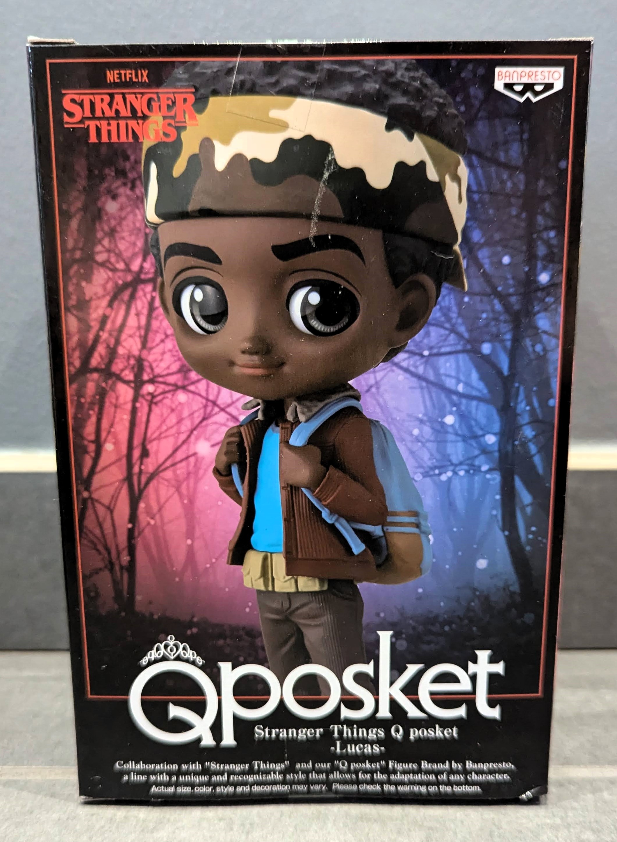 Figurine Banpresto Stranger Things Q posket - Lucas 13 cm 