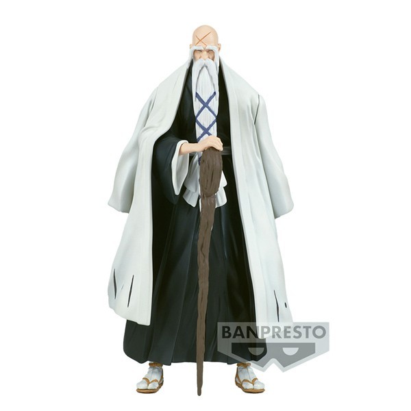 Figurine Branpresto Bleach - Shigekuni Yamamotogenryusai - Solid and Souls 15 cm