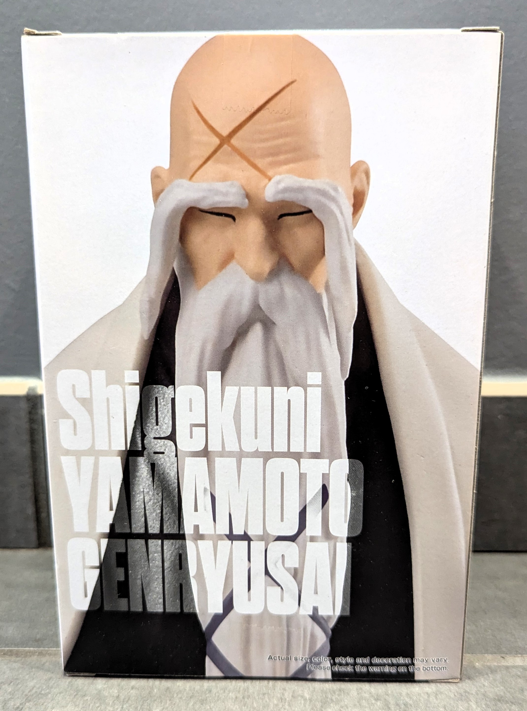 Figurine Branpresto Bleach - Shigekuni Yamamotogenryusai - Solid and Souls 15 cm