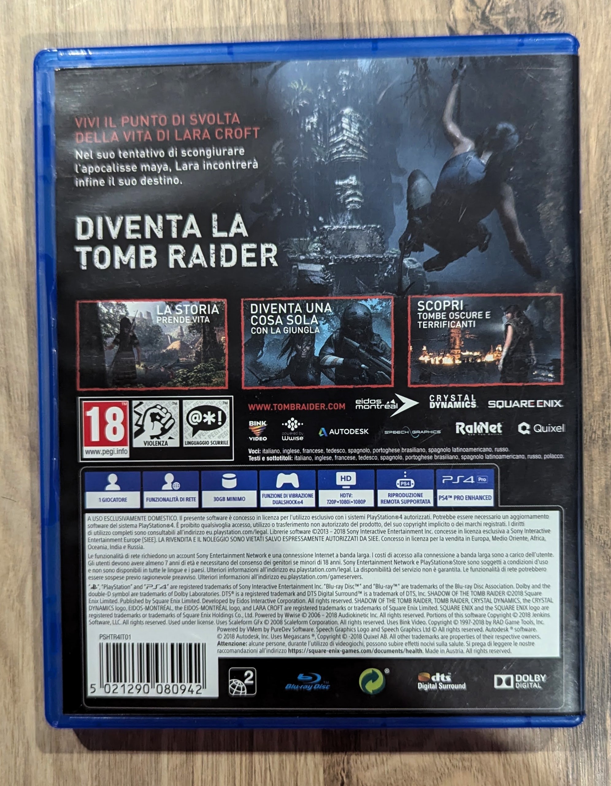 Shadow of the Tomb Raider PS4