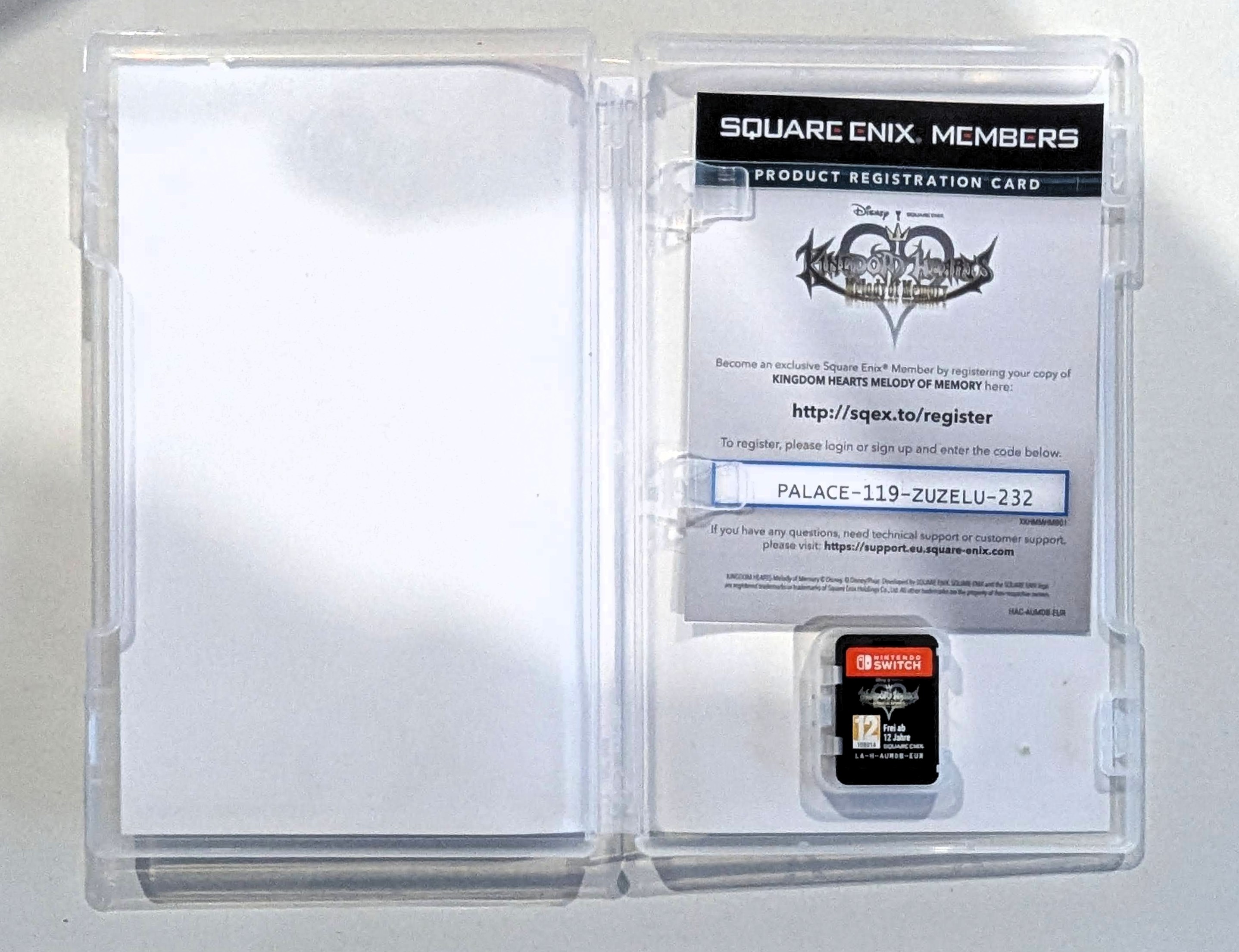 Kingdom Hearts Melody of Memory Switch