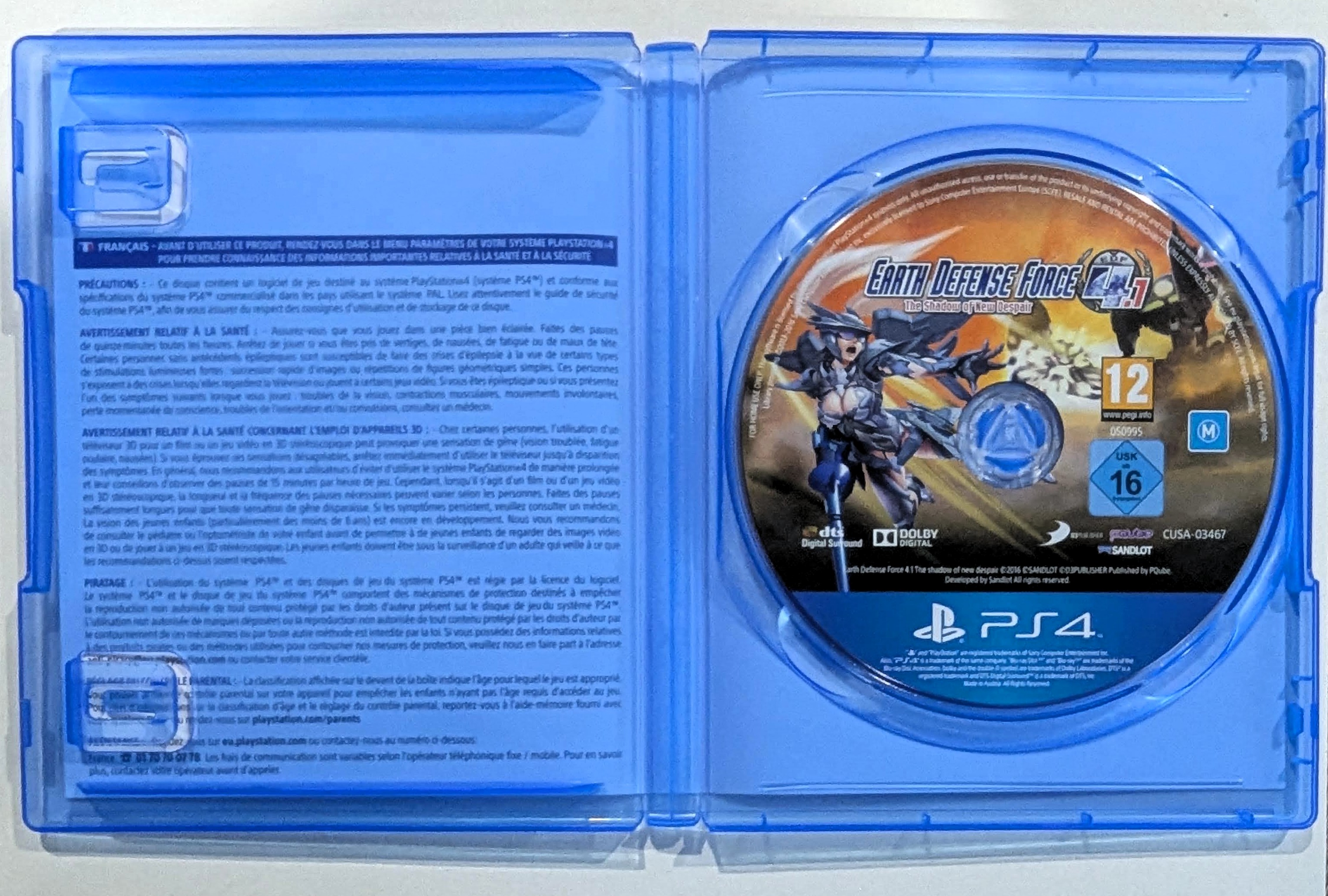 Earth Defense Force 4.1 : The Shadow of New Despair PS4