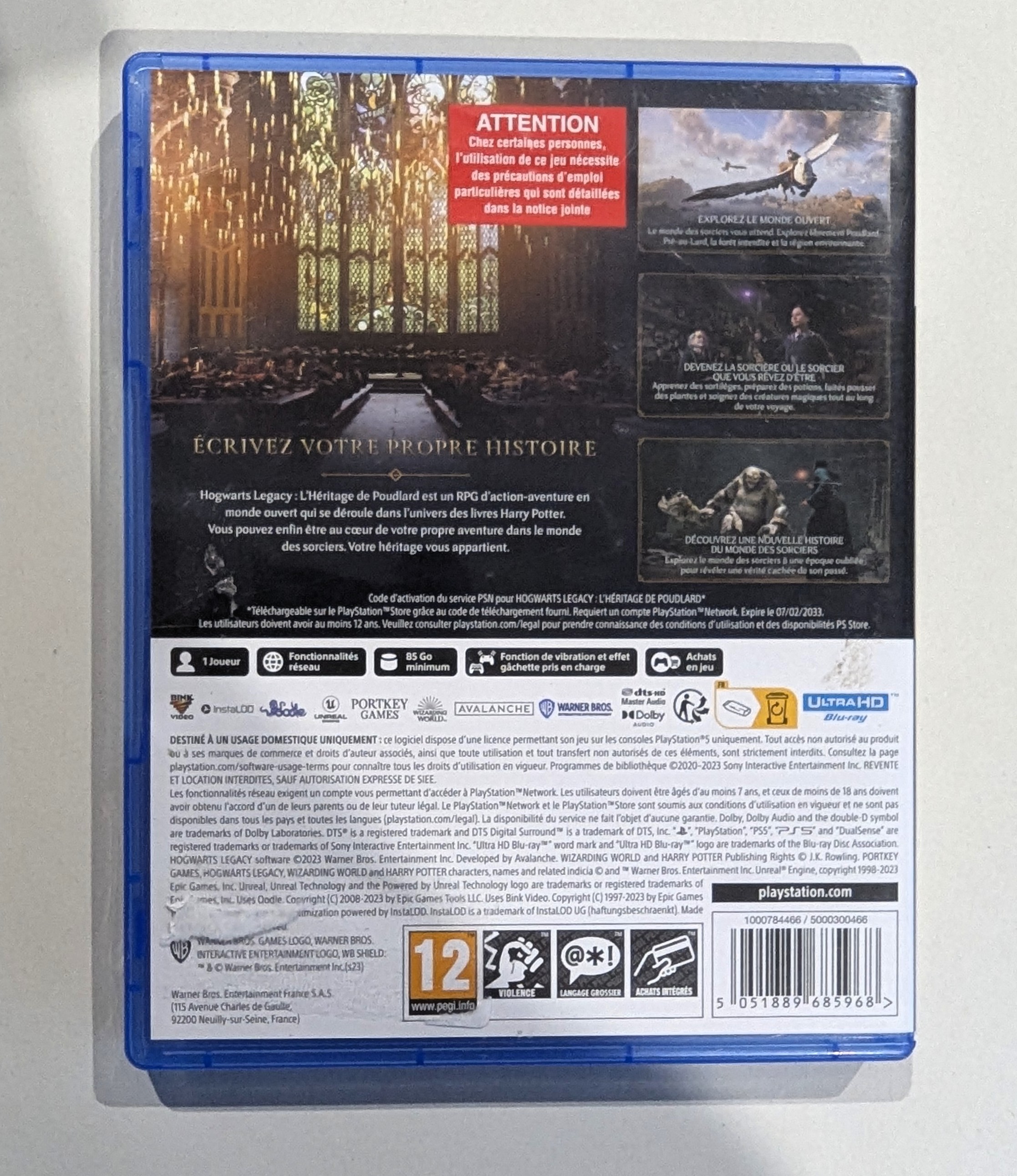 Hogwarts Legacy : L'Héritage de Poudlard PS5