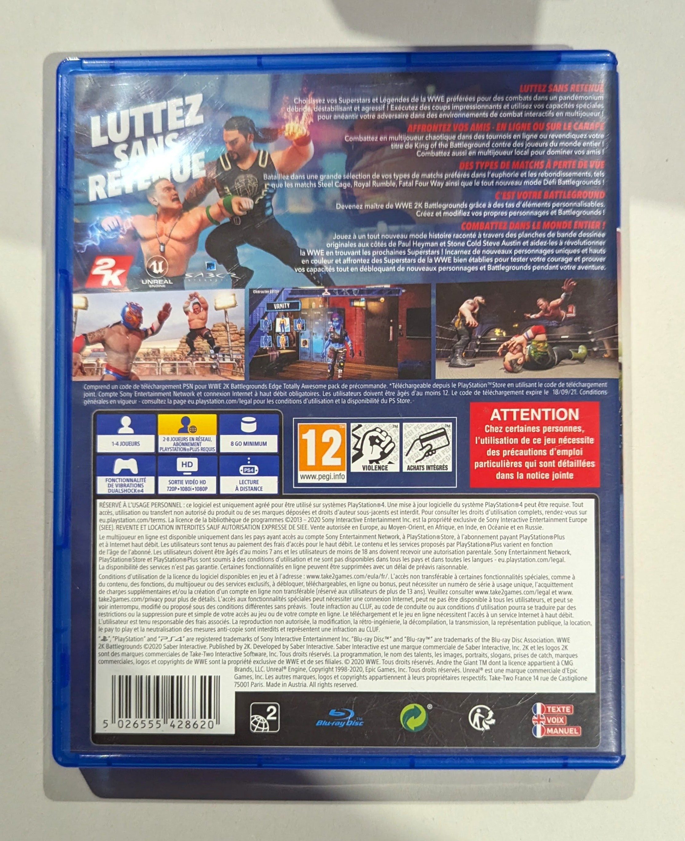 WWE 2K Battlegrounds PS4