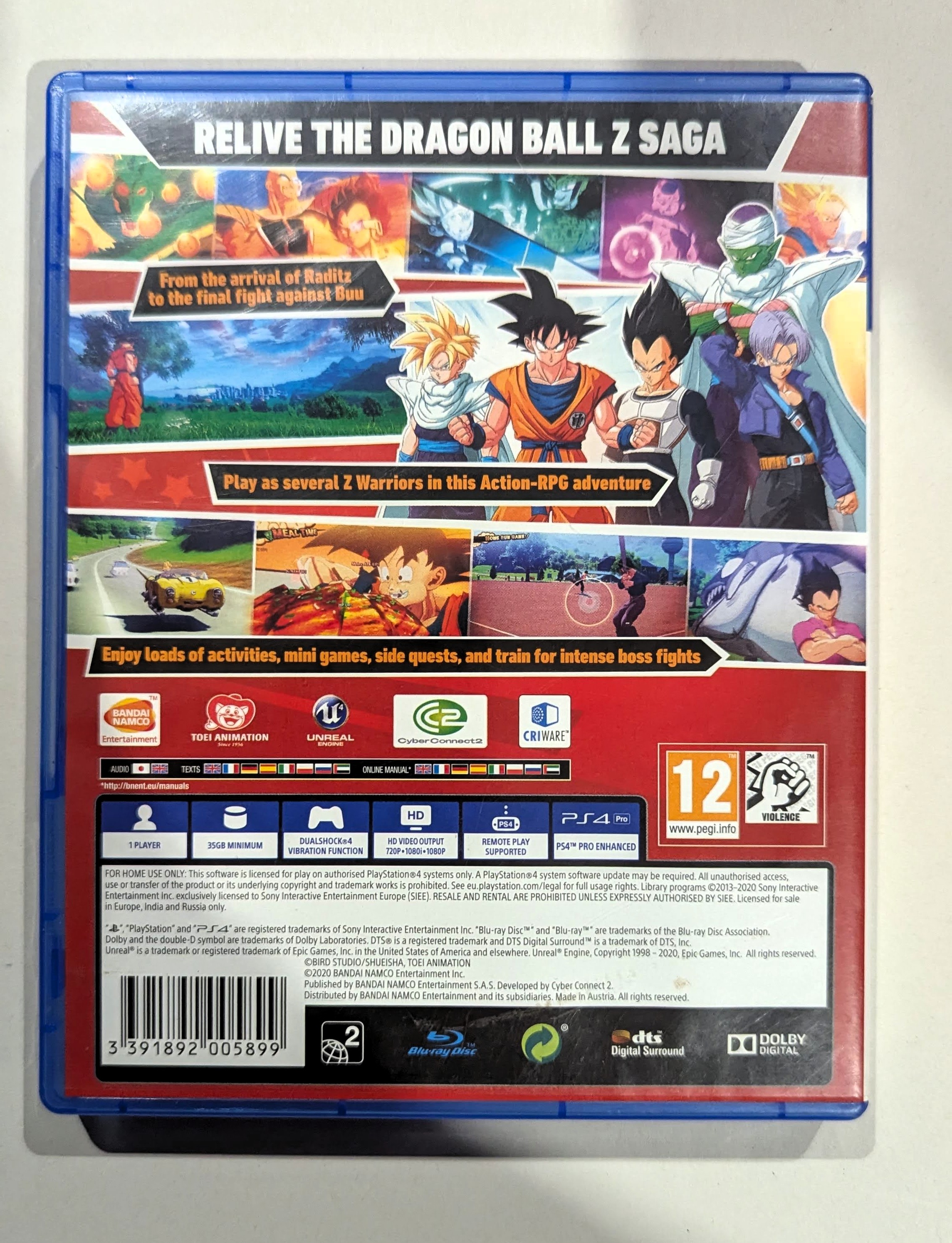 Dragon Ball Z Kakarot PS4