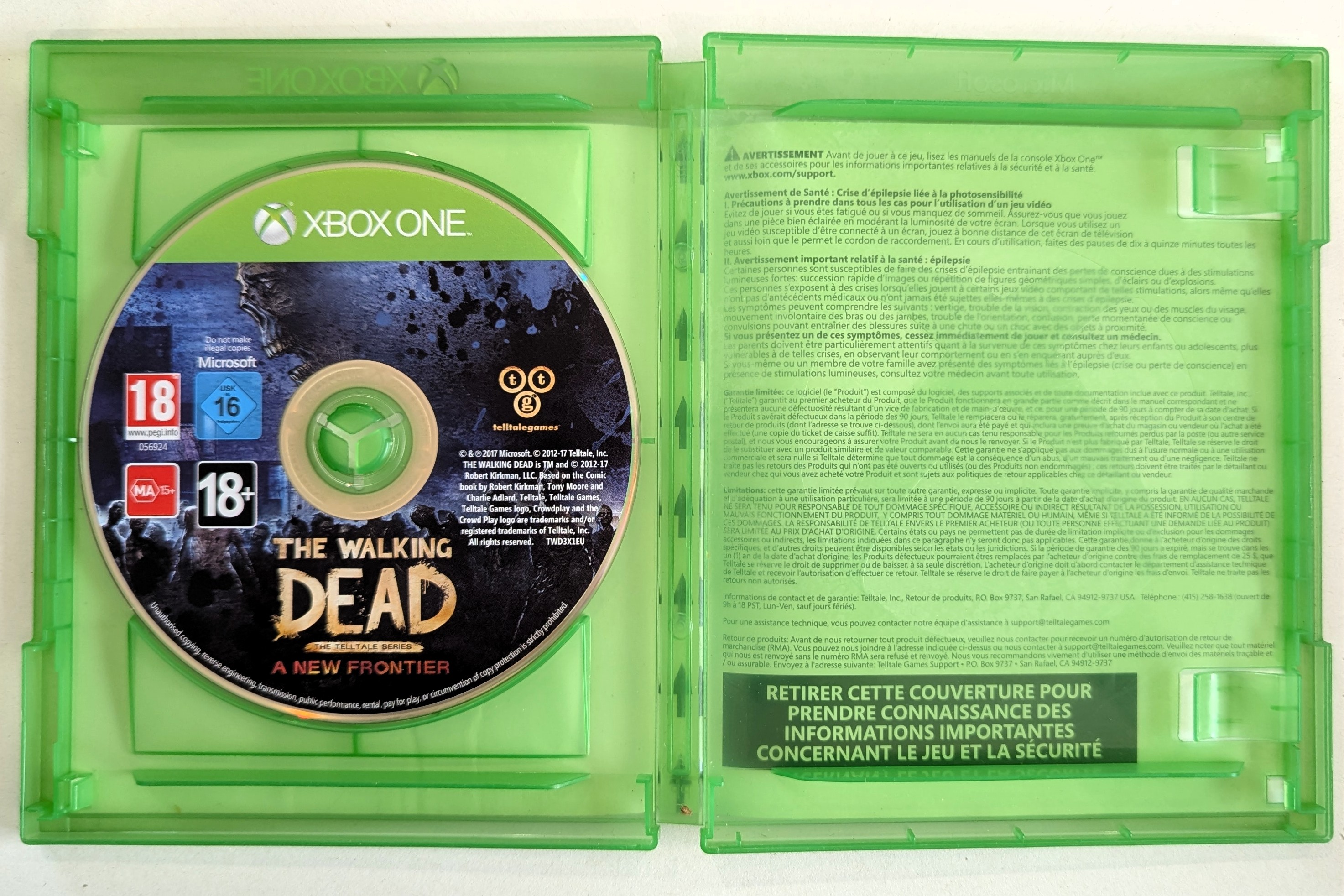 The Walking Dead : A New Frontier Xbox one