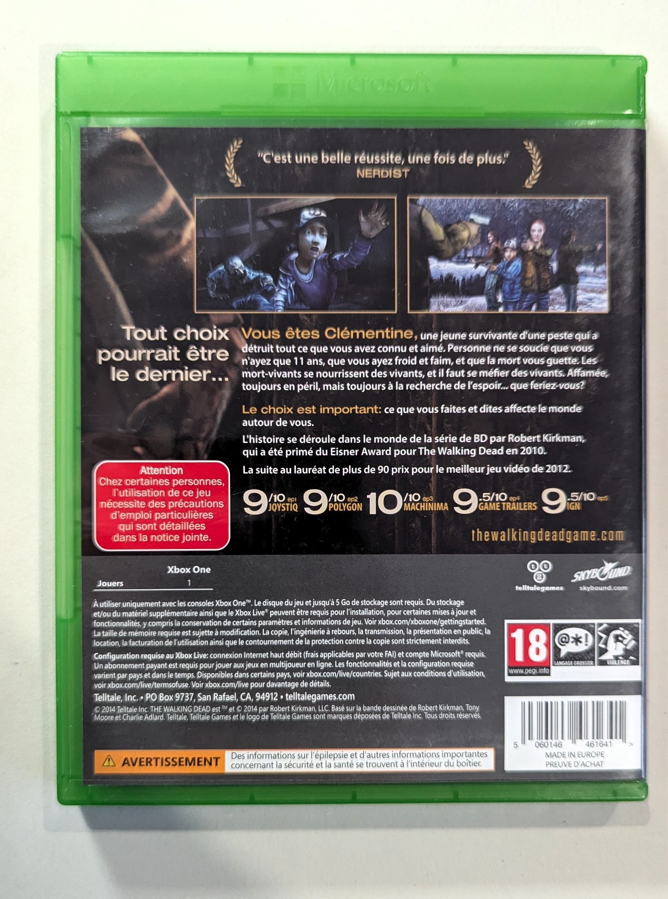 The Walking Dead : Saison 2 - Occasion très bon état