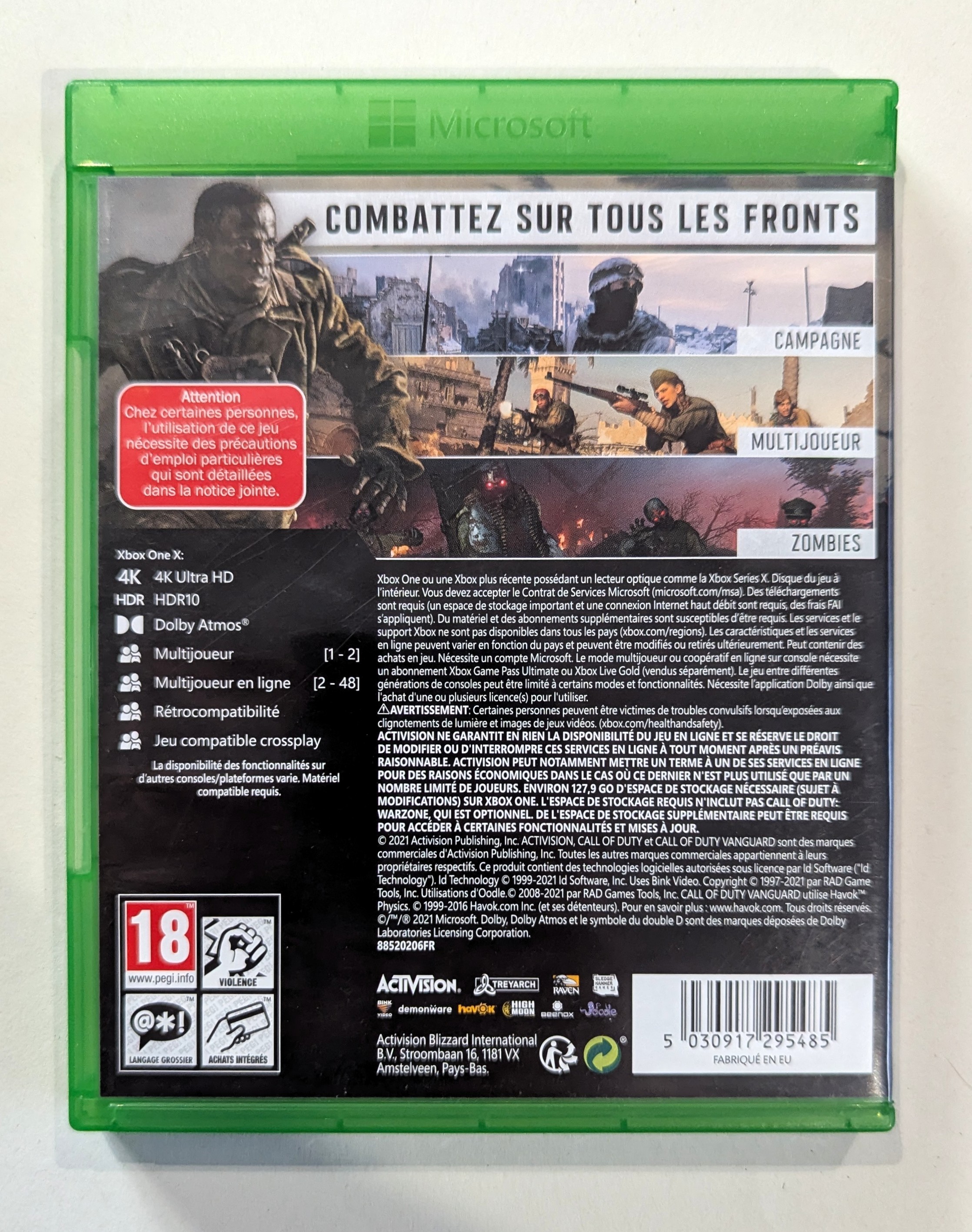 Call of Duty : Vanguard Xbox Series X