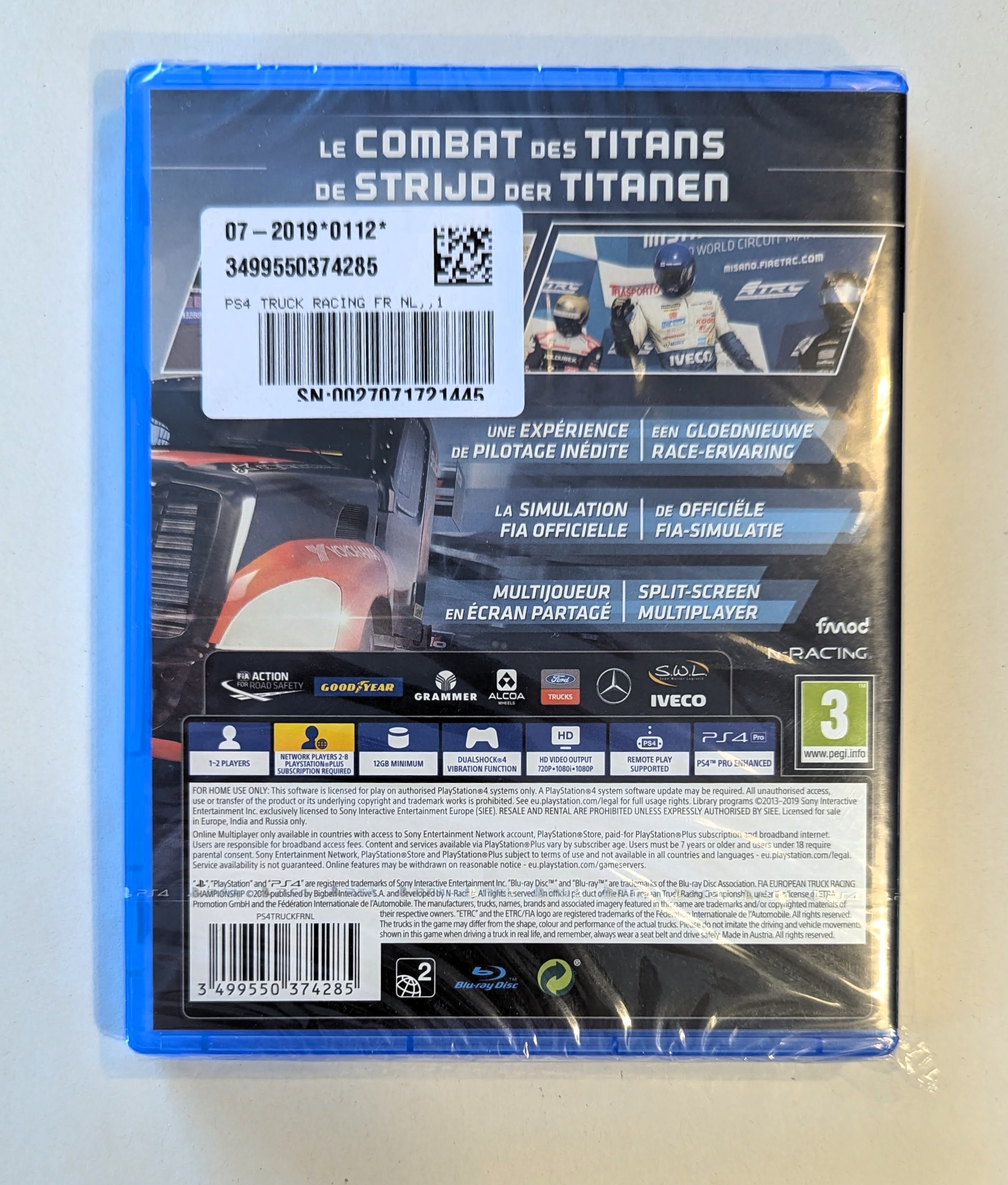 FIA European Truck Racing Championship PS4