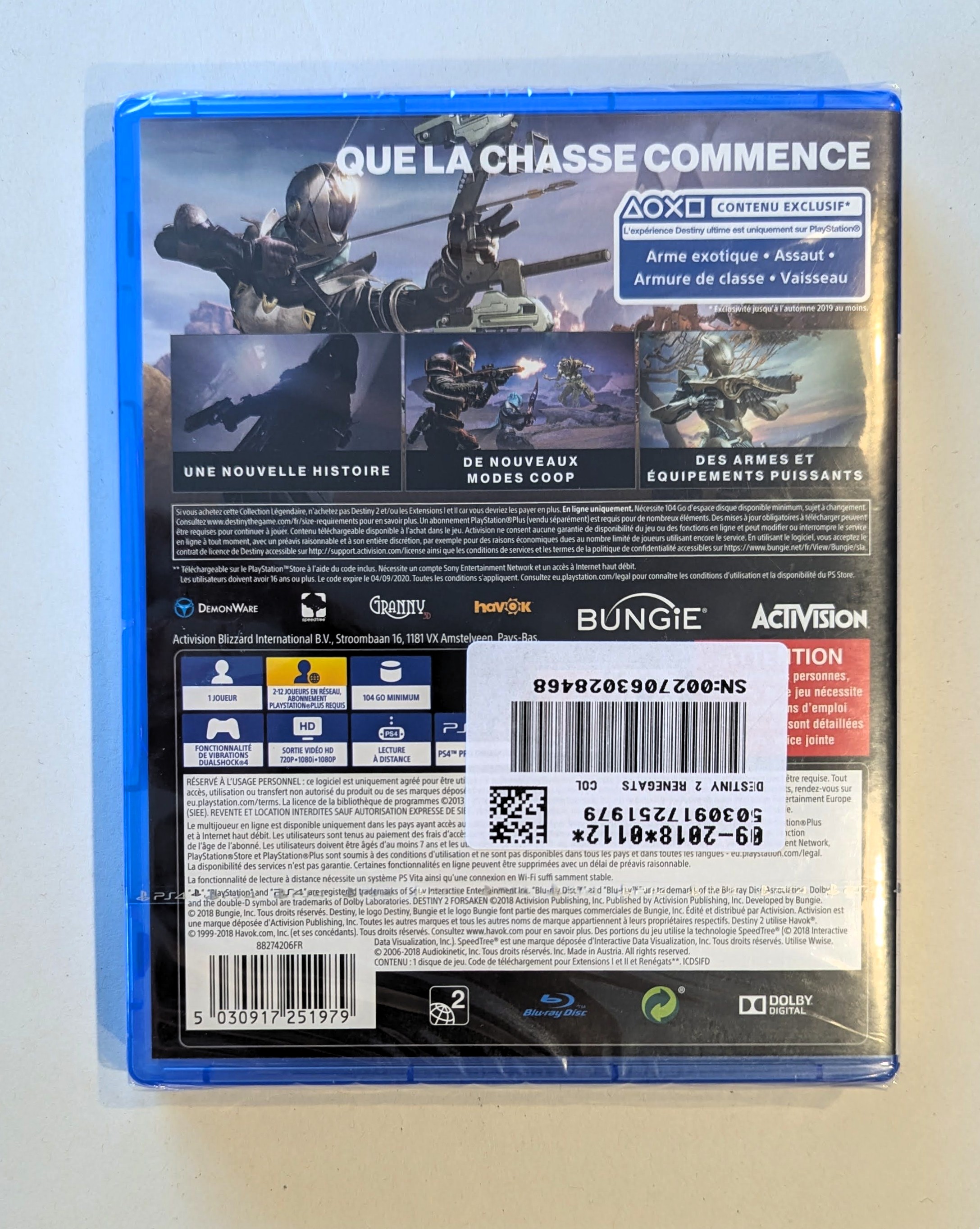 Destiny 2 : Renégats - Collection Légendaire PS4