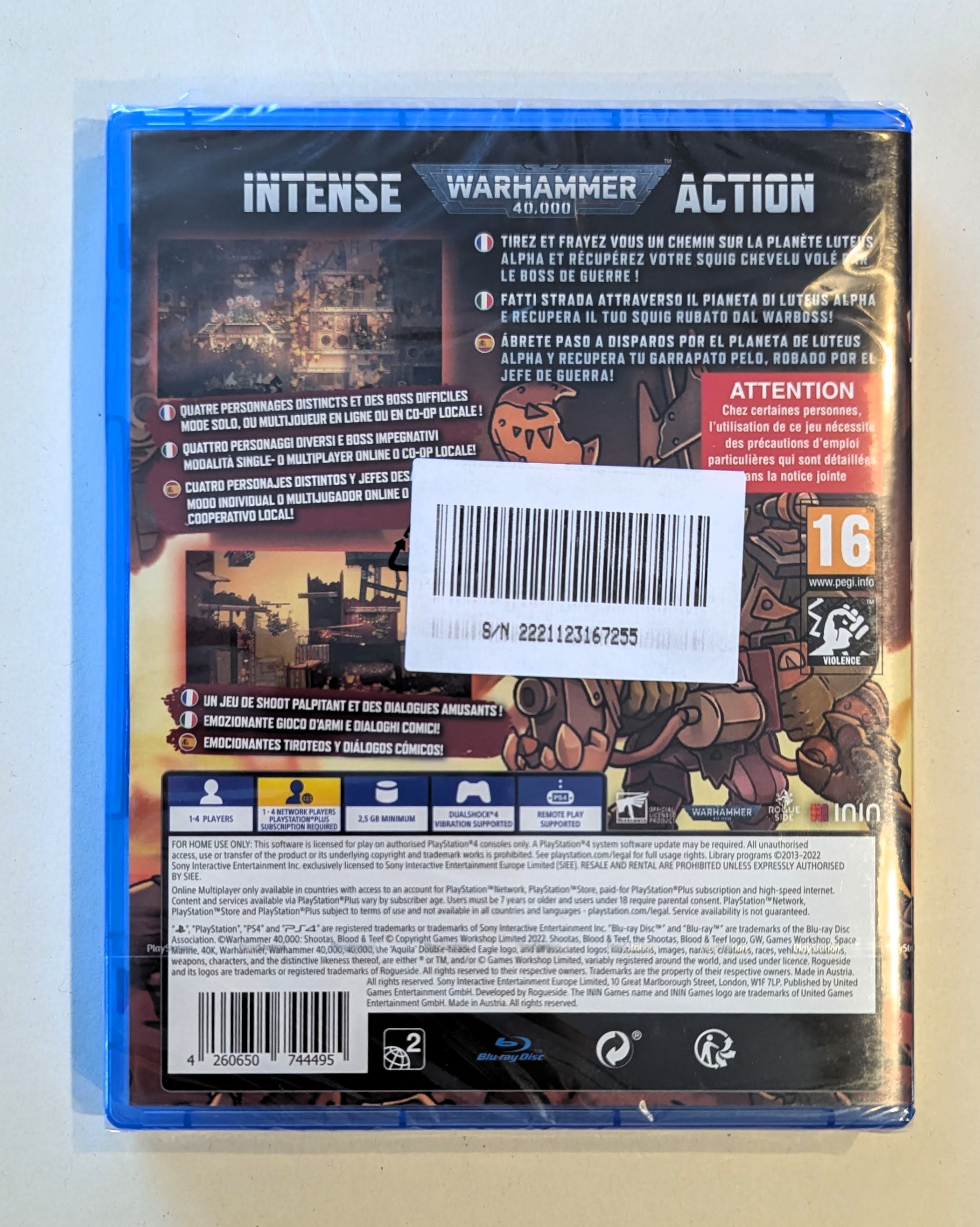 Warhammer 40,000 Shootas, Blood & Teef PS4