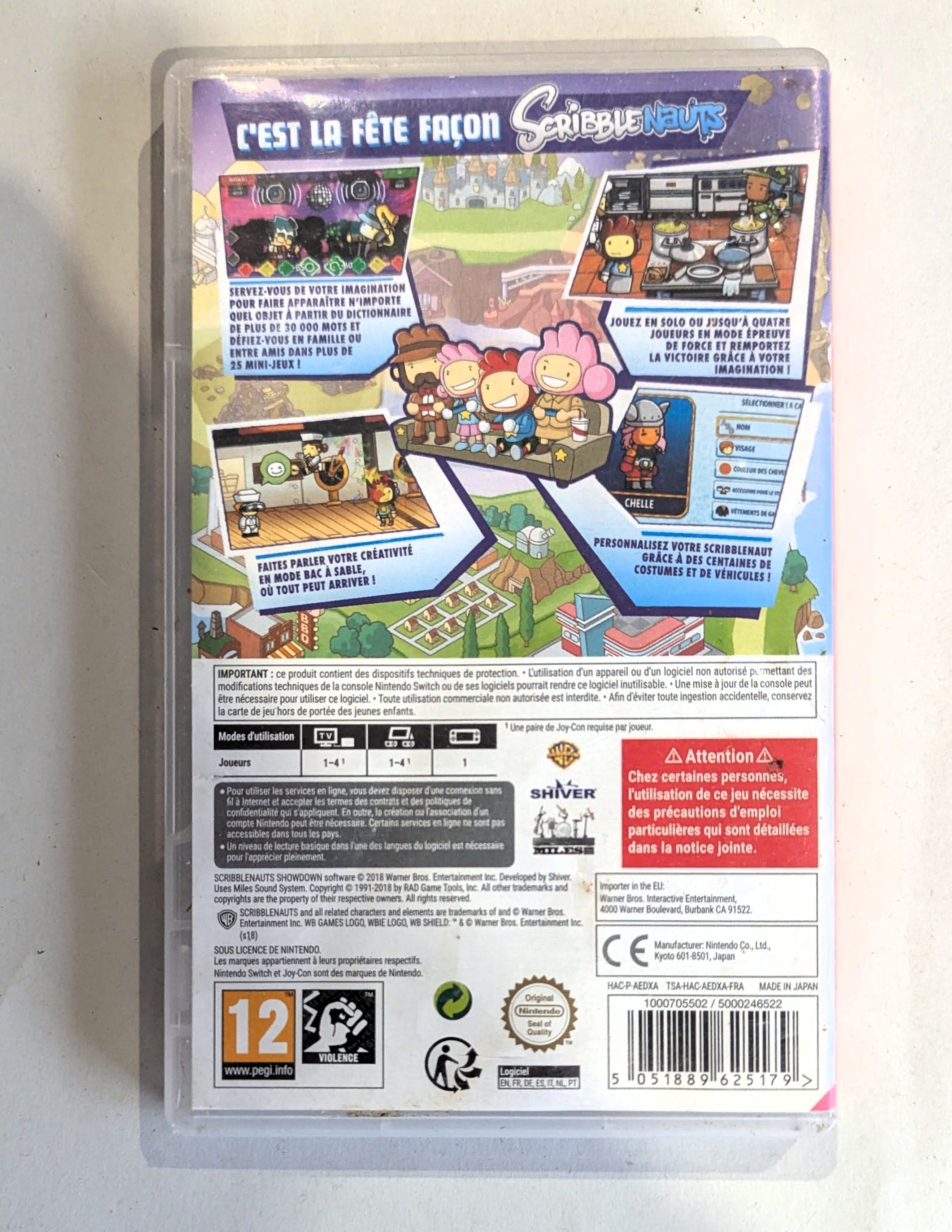 Scribblenauts Showdown Switch