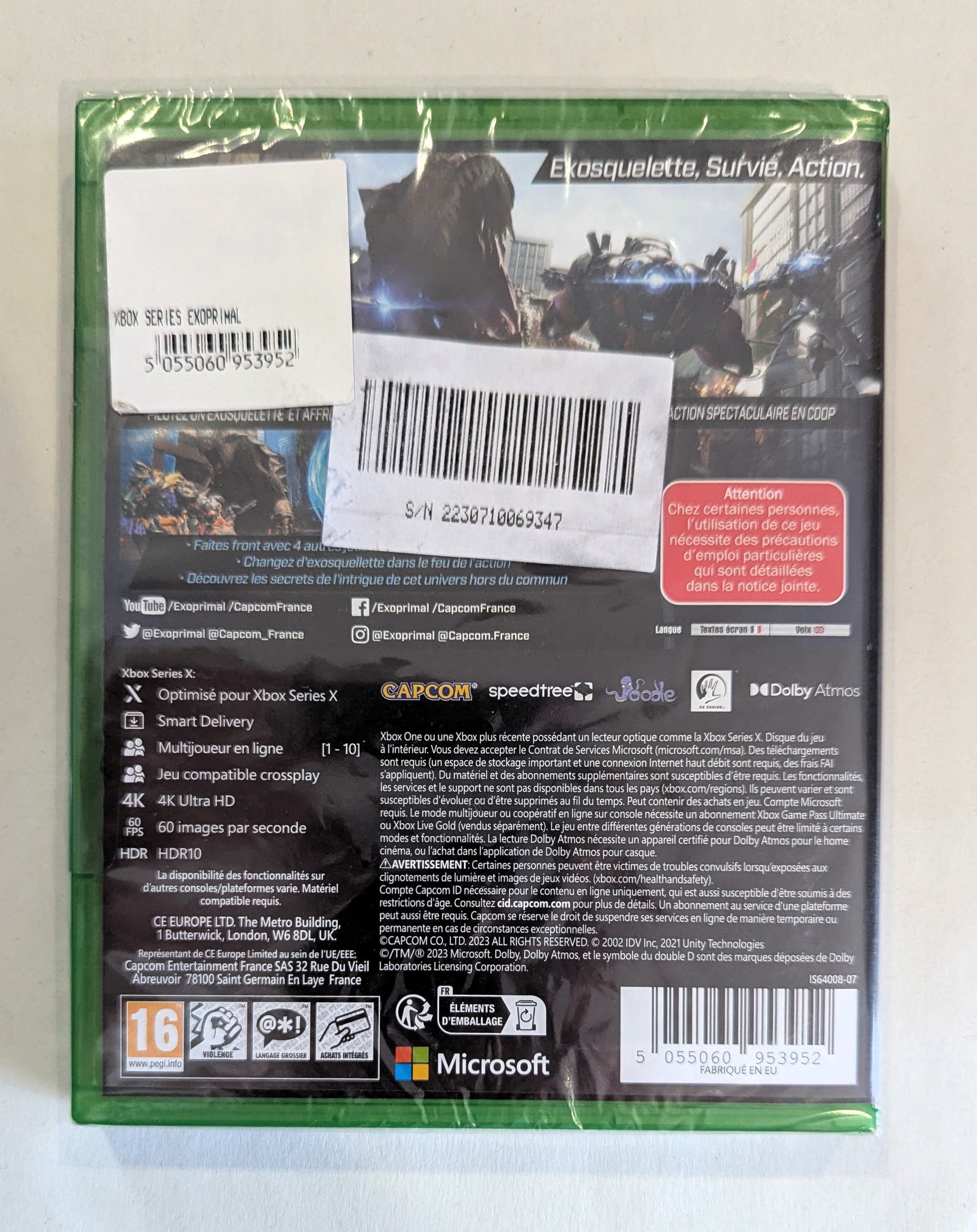 Exoprima Xbox One Séries X/S 