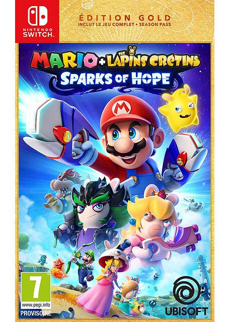 Mario et les Lapins Crétins : Sparks of Hope : Édition Gold Switch