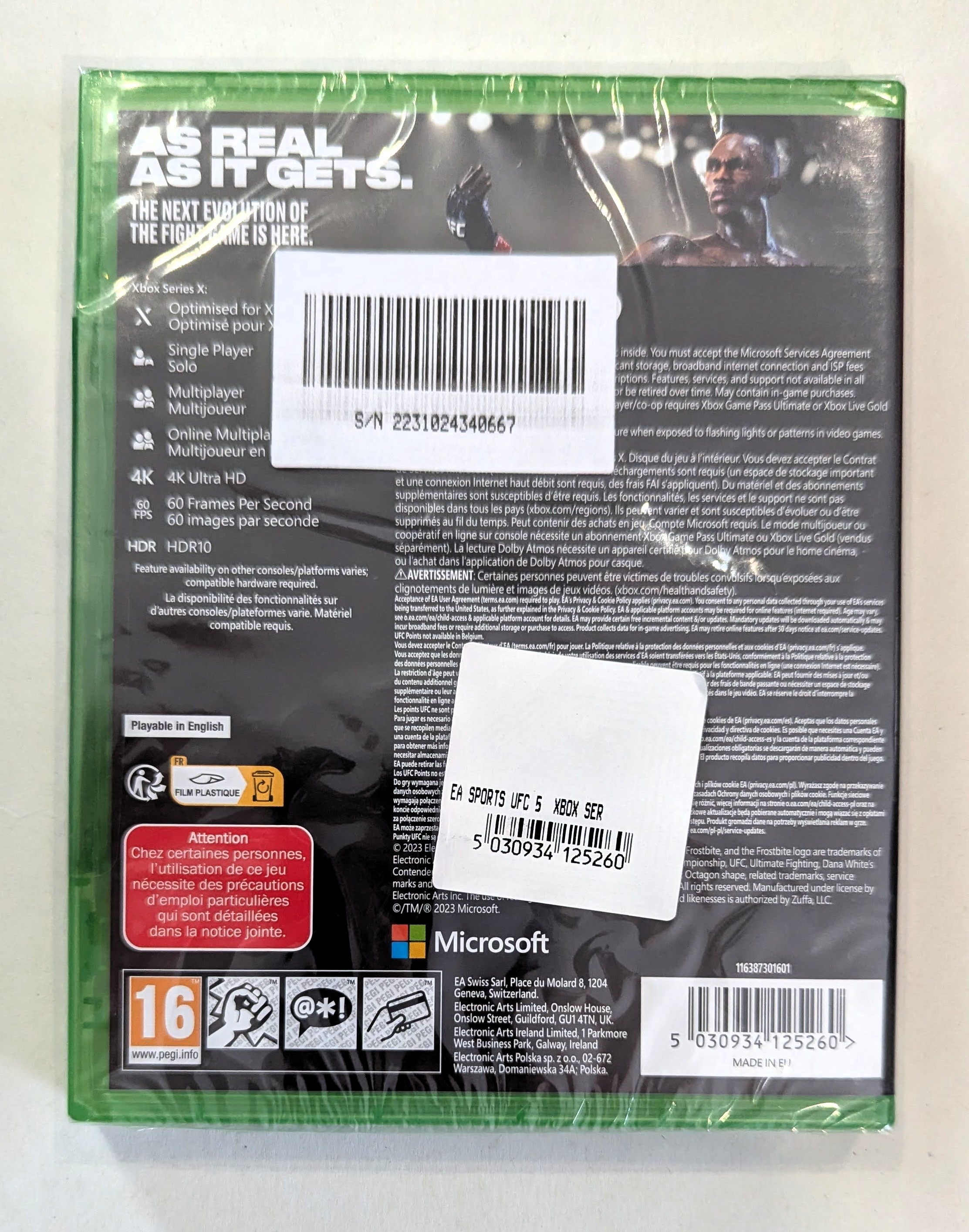 EA Sports UFC 5 Xbox Series X