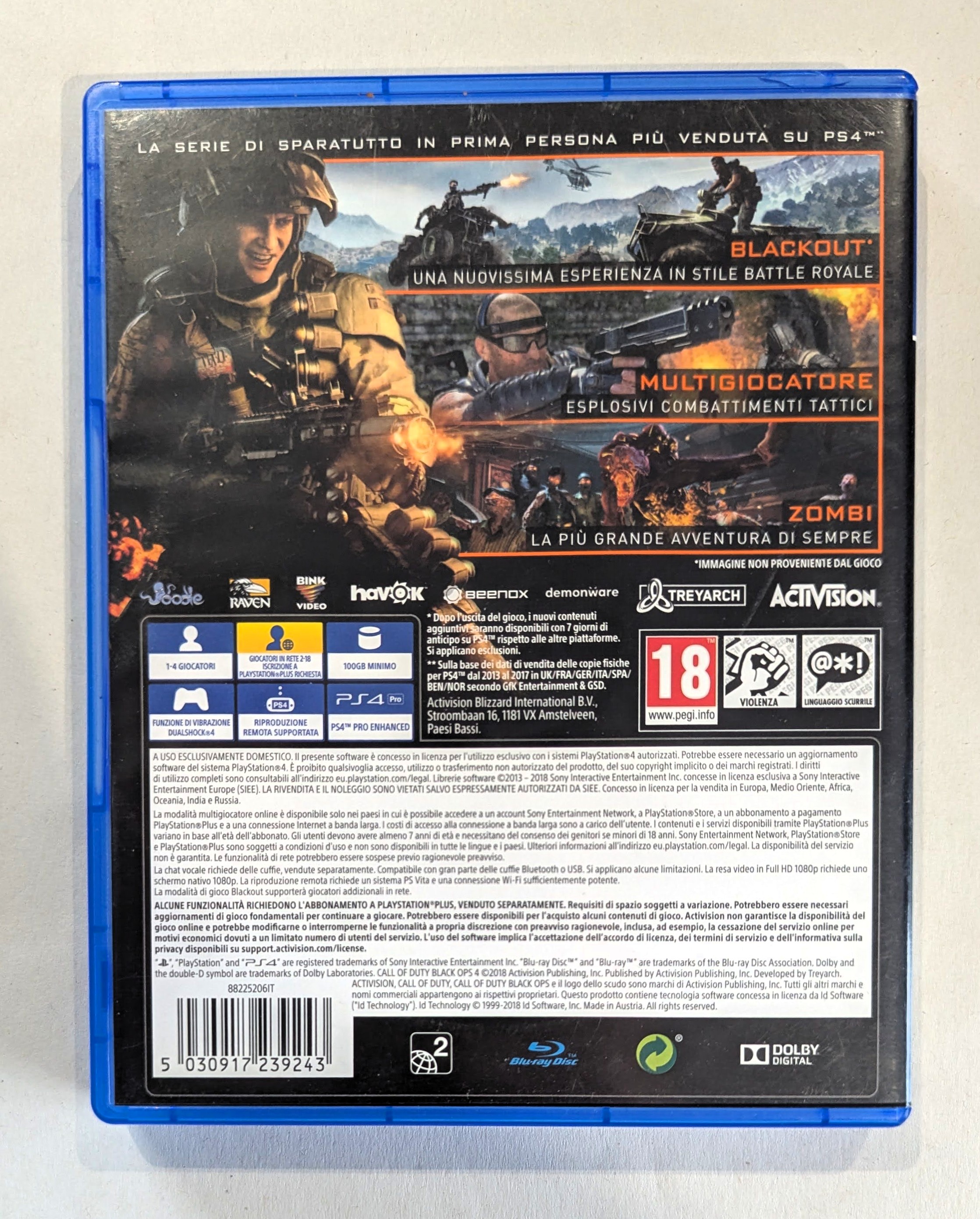 Call of Duty: Black Ops 4 PS4